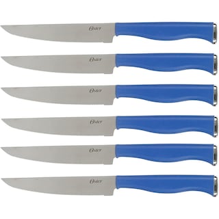 Foto 4 | Juego De Bloques De Cuchillos Para Cubiertos Oster Langmore, 15 Piezas, Acero Inoxidable - Venta Internacional.