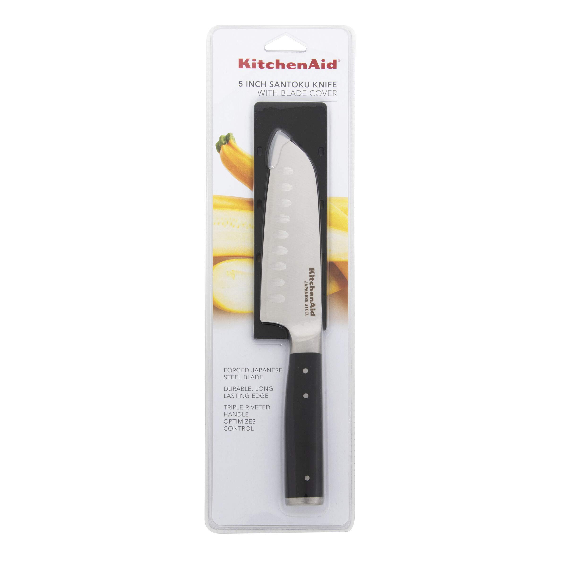 Foto 7 pulgar | Cuchillo Kitchenaid Gourmet Forjado Con Triple Remache Santoku De 12,7 Cm - Venta Internacional.