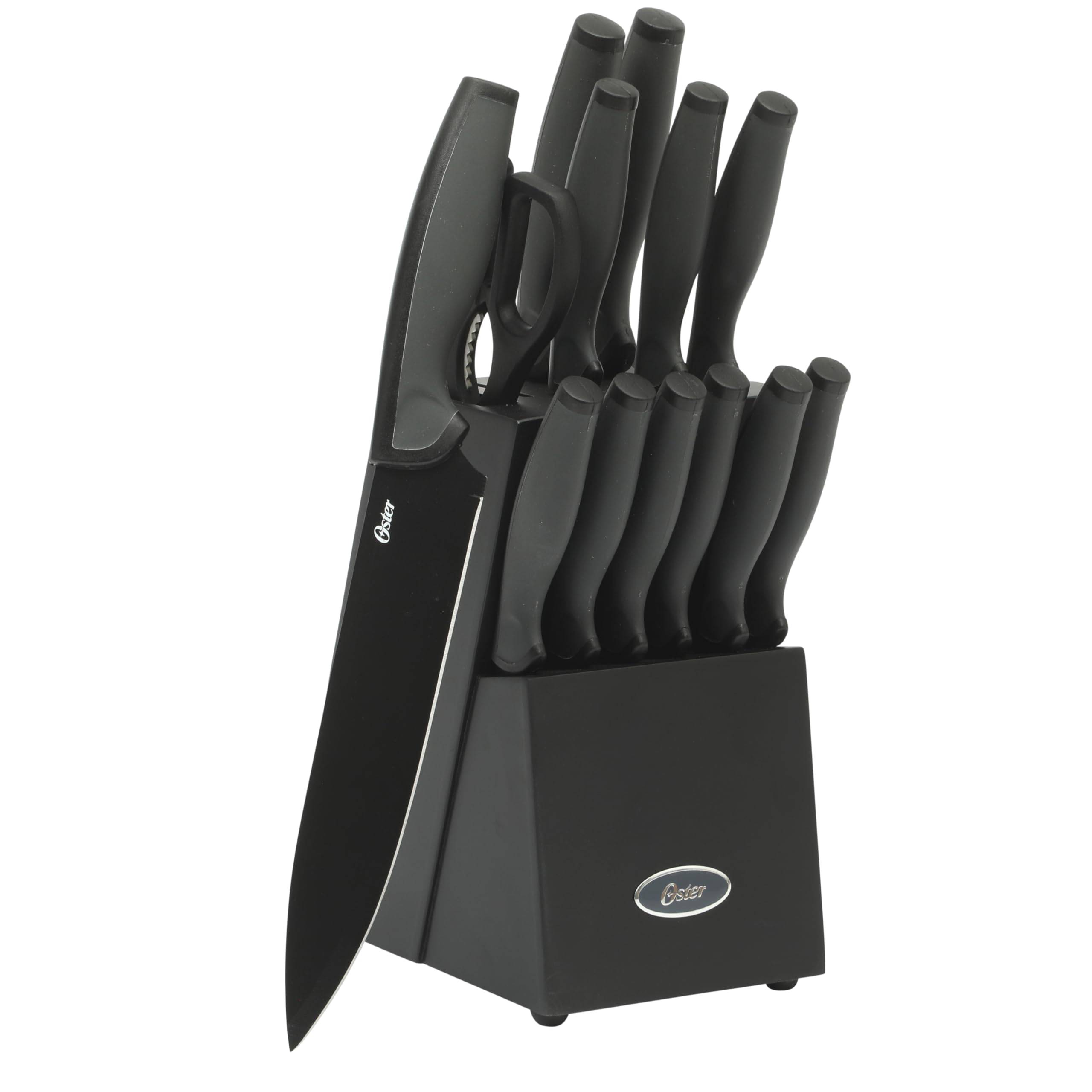 Foto 2 pulgar | Juego De Cubiertos Con Forma De Bloque De Cuchillos Oster Slicecraft, 14 Piezas, Color Negro - Venta Internacional.