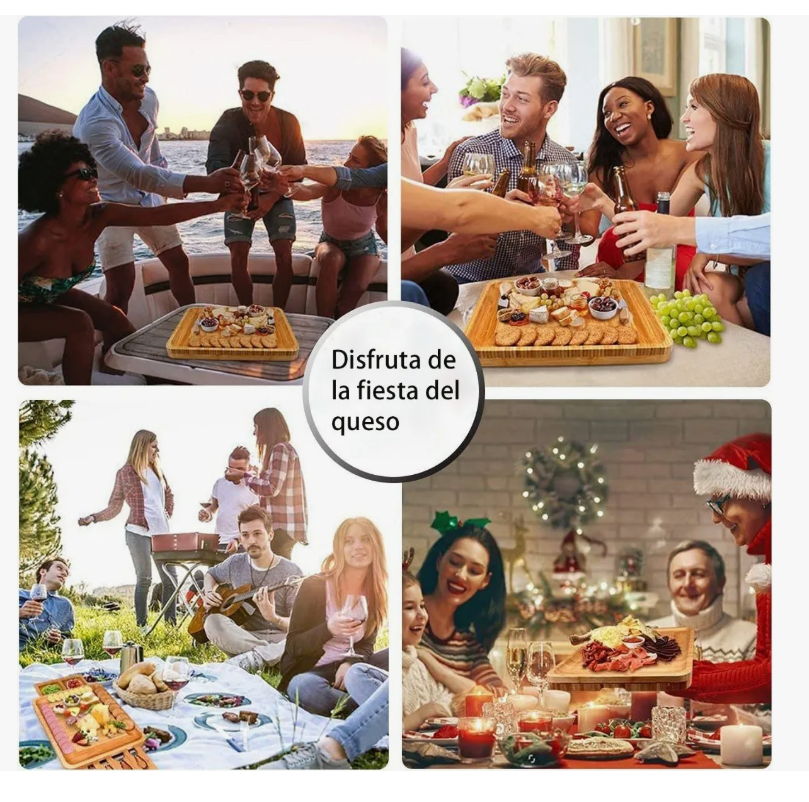 Foto 4 pulgar | 8 Xtellar Piezas Juego De Cuchillos Para Queso De Acero Inoxidable