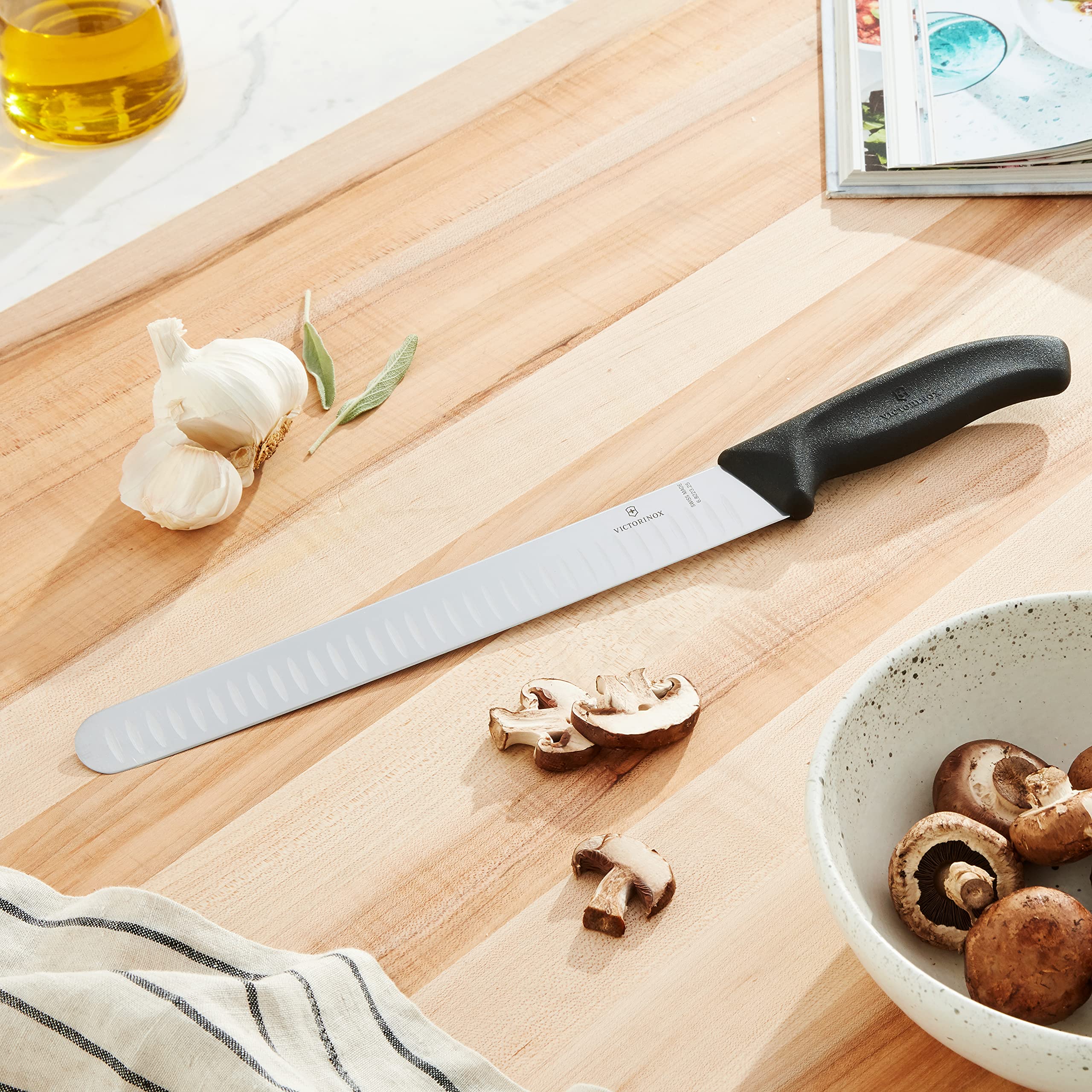 Foto 2 | Cuchillo Para Rebanar Victorinox Swiss Classic De 26 Cm Con Hoja Granton - Venta Internacional.