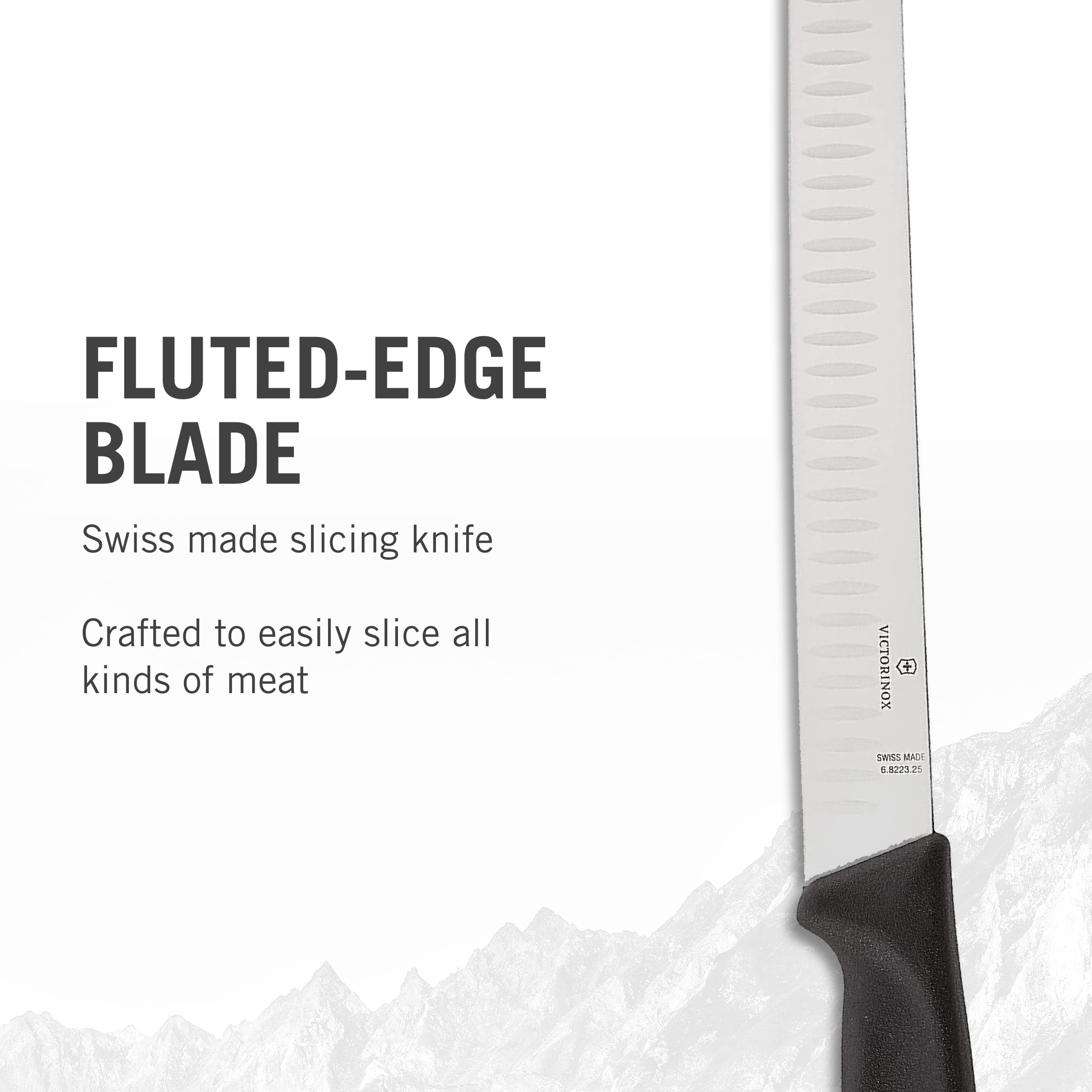 Foto 4 pulgar | Cuchillo Para Rebanar Victorinox Swiss Classic De 26 Cm Con Hoja Granton - Venta Internacional.