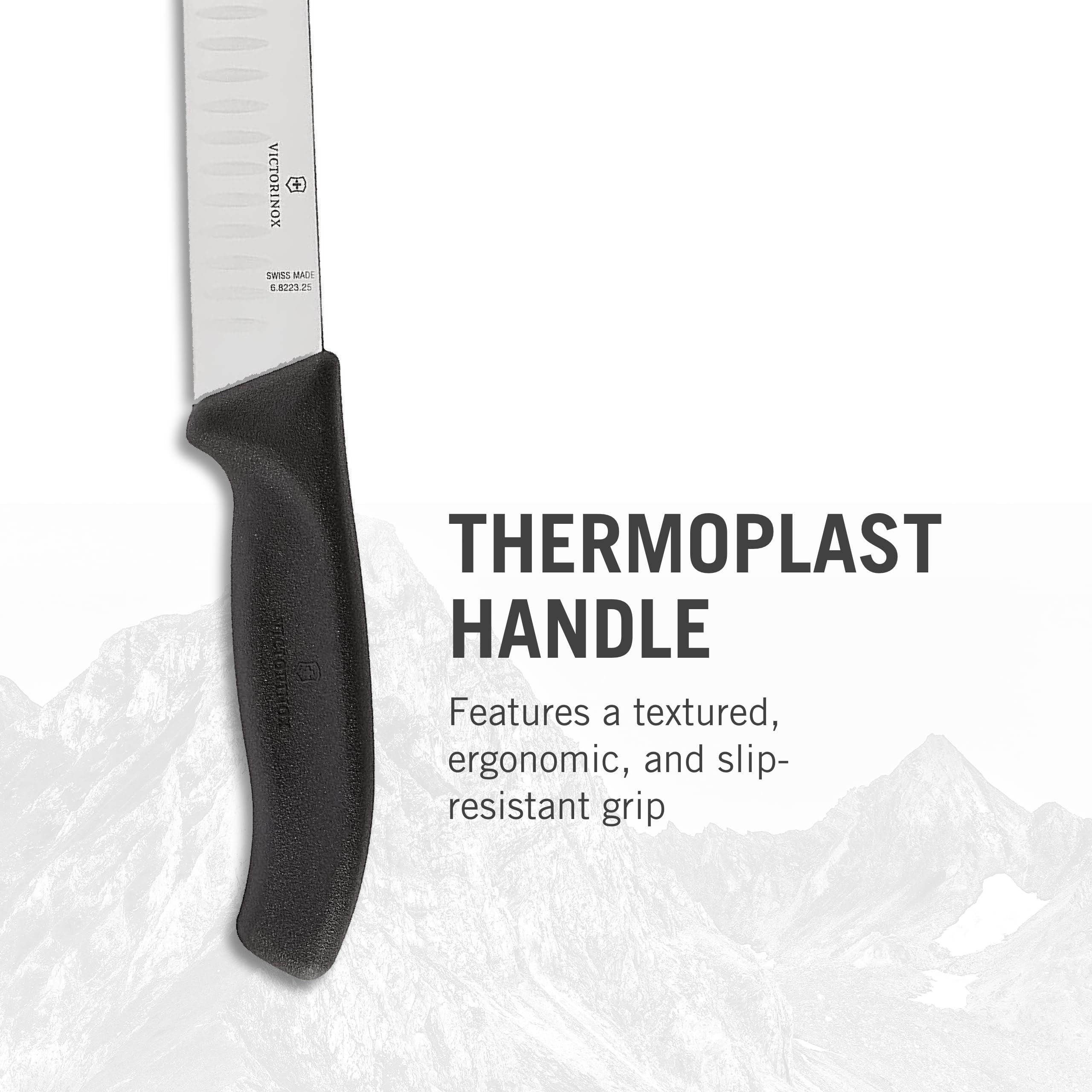 Foto 5 pulgar | Cuchillo Para Rebanar Victorinox Swiss Classic De 26 Cm Con Hoja Granton - Venta Internacional.
