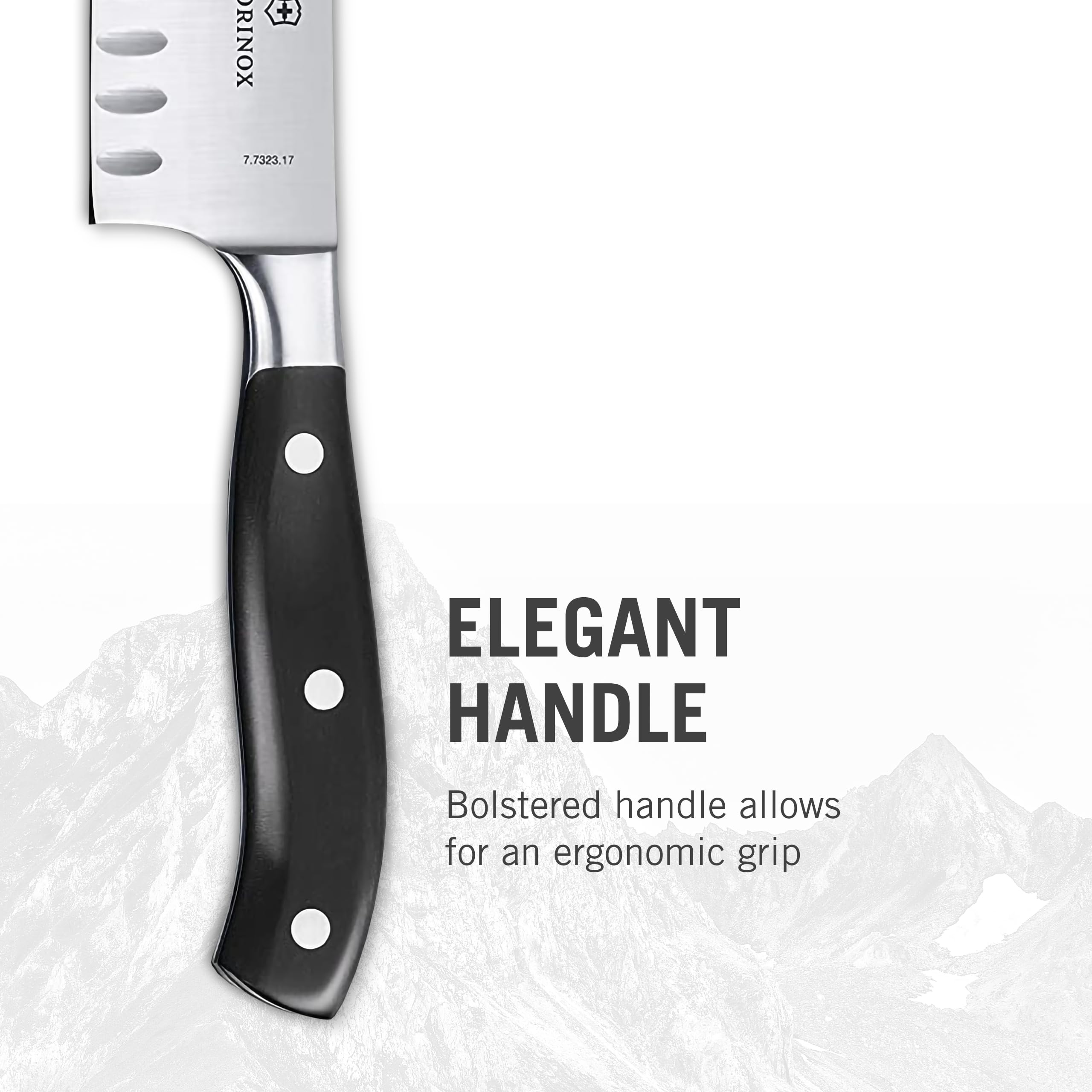 Foto 4 pulgar | Cuchillo Victorinox Grand Maitre Santoku De 18 Cm Con Mango Negro - Venta Internacional.