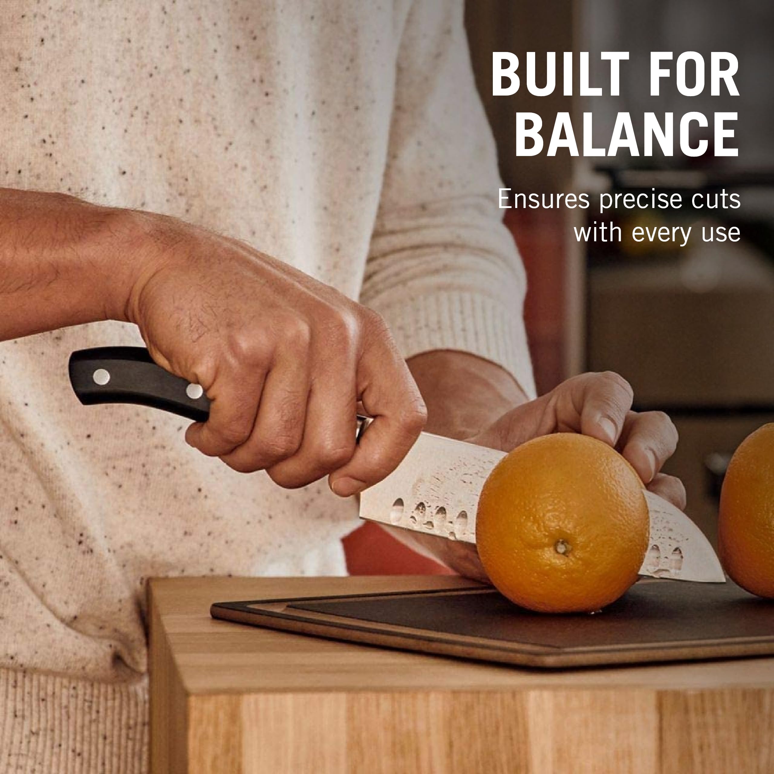 Foto 5 | Cuchillo Victorinox Grand Maitre Santoku De 18 Cm Con Mango Negro - Venta Internacional.