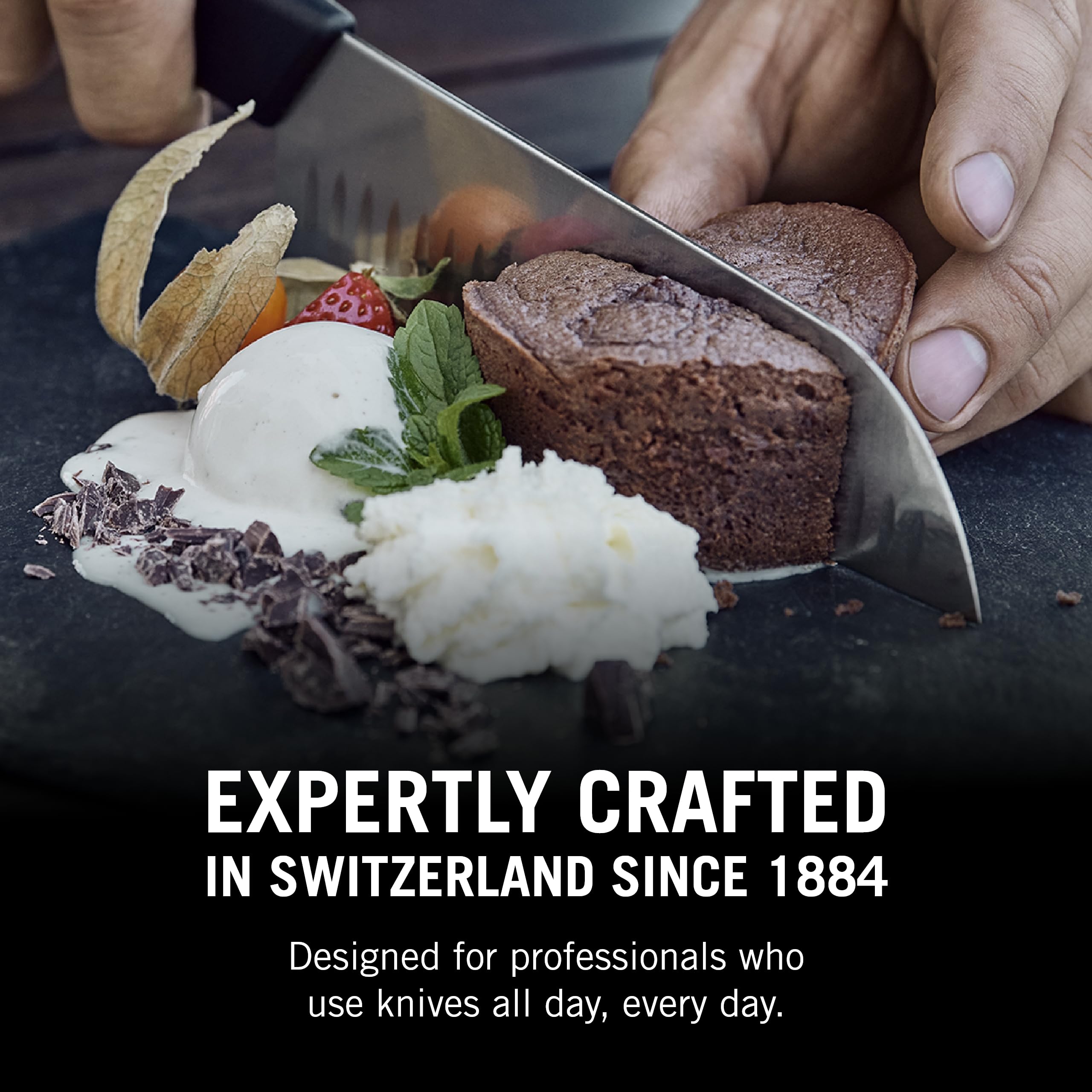 Foto 6 | Cuchillo Victorinox Grand Maitre Santoku De 18 Cm Con Mango Negro - Venta Internacional.