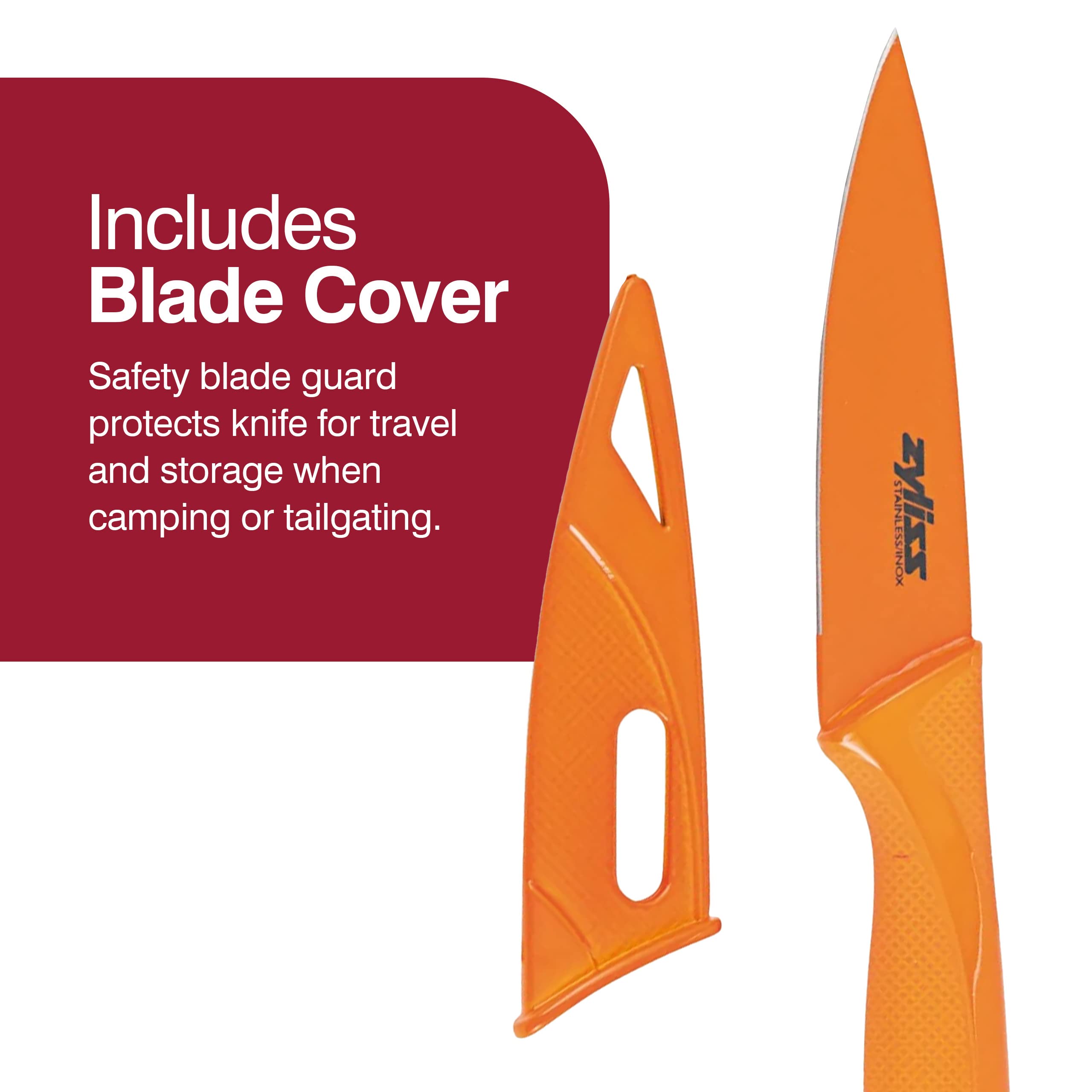 Foto 6 pulgar | Juego De Cuchillos Para Pelar Zyliss De 2 Piezas Con Funda - Venta Internacional.