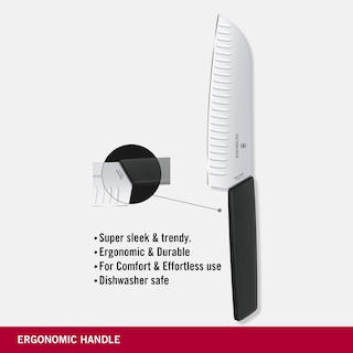 Foto 4 | Cuchillo Victorinox Swiss Modern Santoku De 18 Cm Con Mango Negro - Venta Internacional.