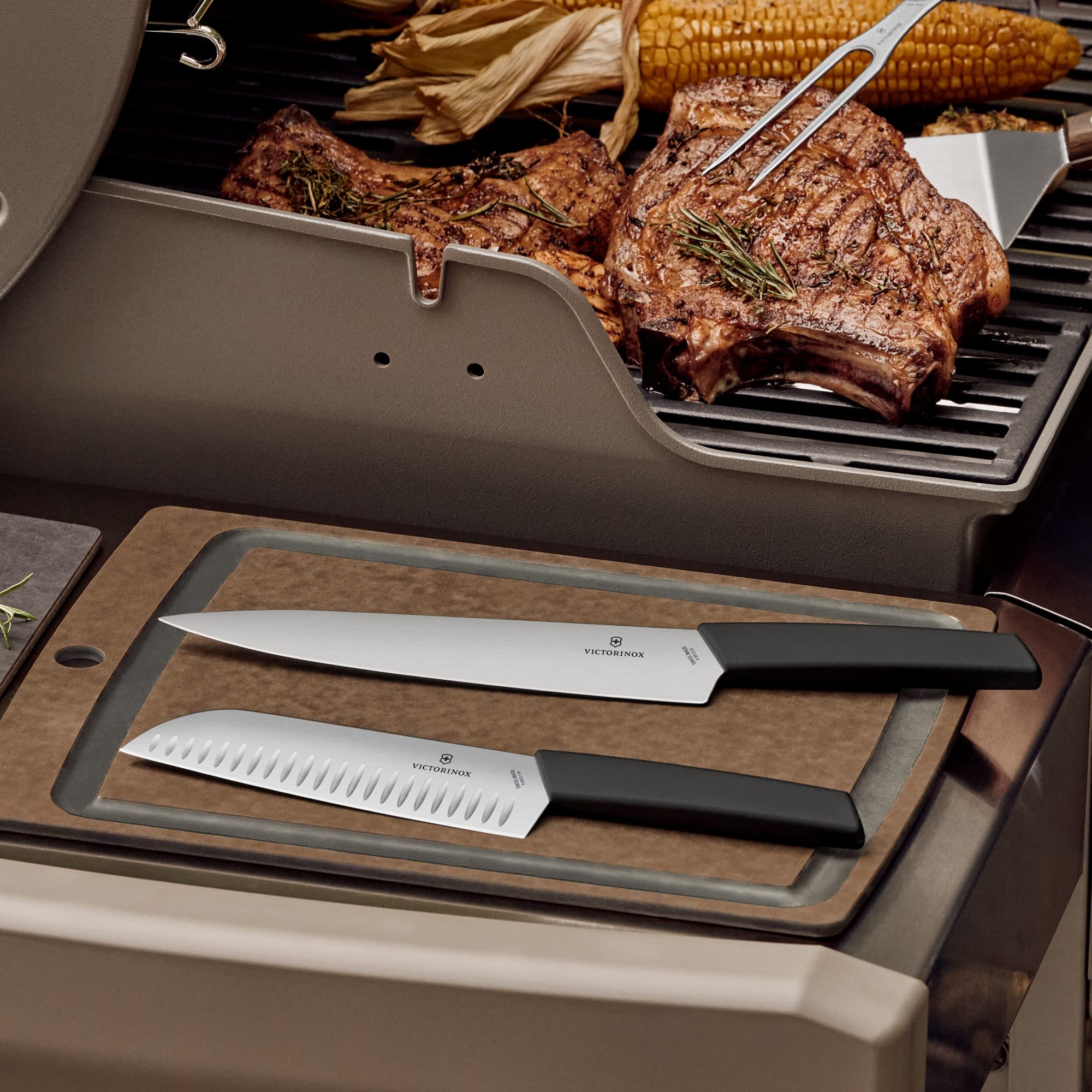 Foto 6 | Cuchillo Victorinox Swiss Modern Santoku De 18 Cm Con Mango Negro - Venta Internacional.