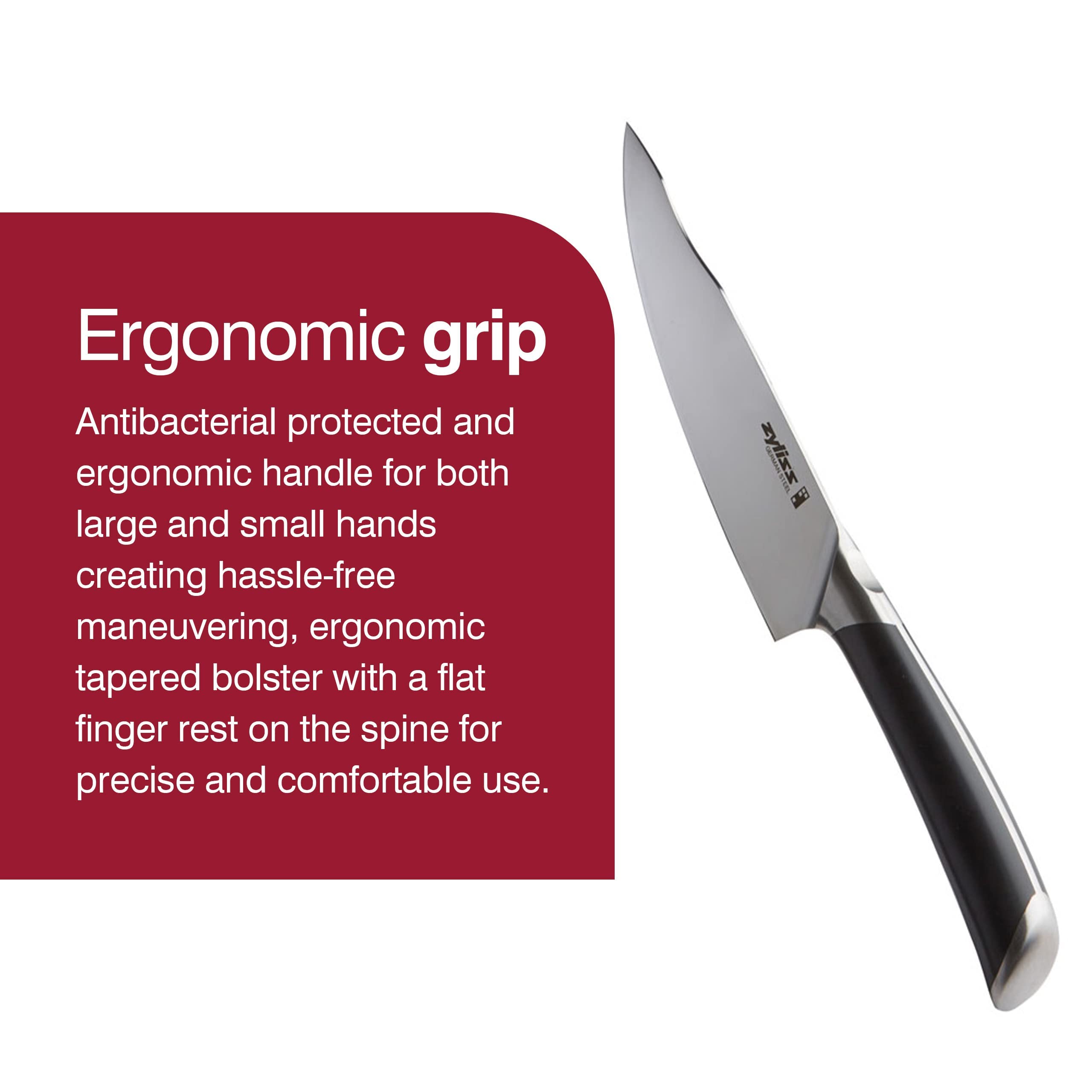 Foto 4 pulgar | Cuchillo De Chef Zyliss Comfort Pro, Acero Inoxidable Endurecido Con Hielo, 20 Cm - Venta Internacional.