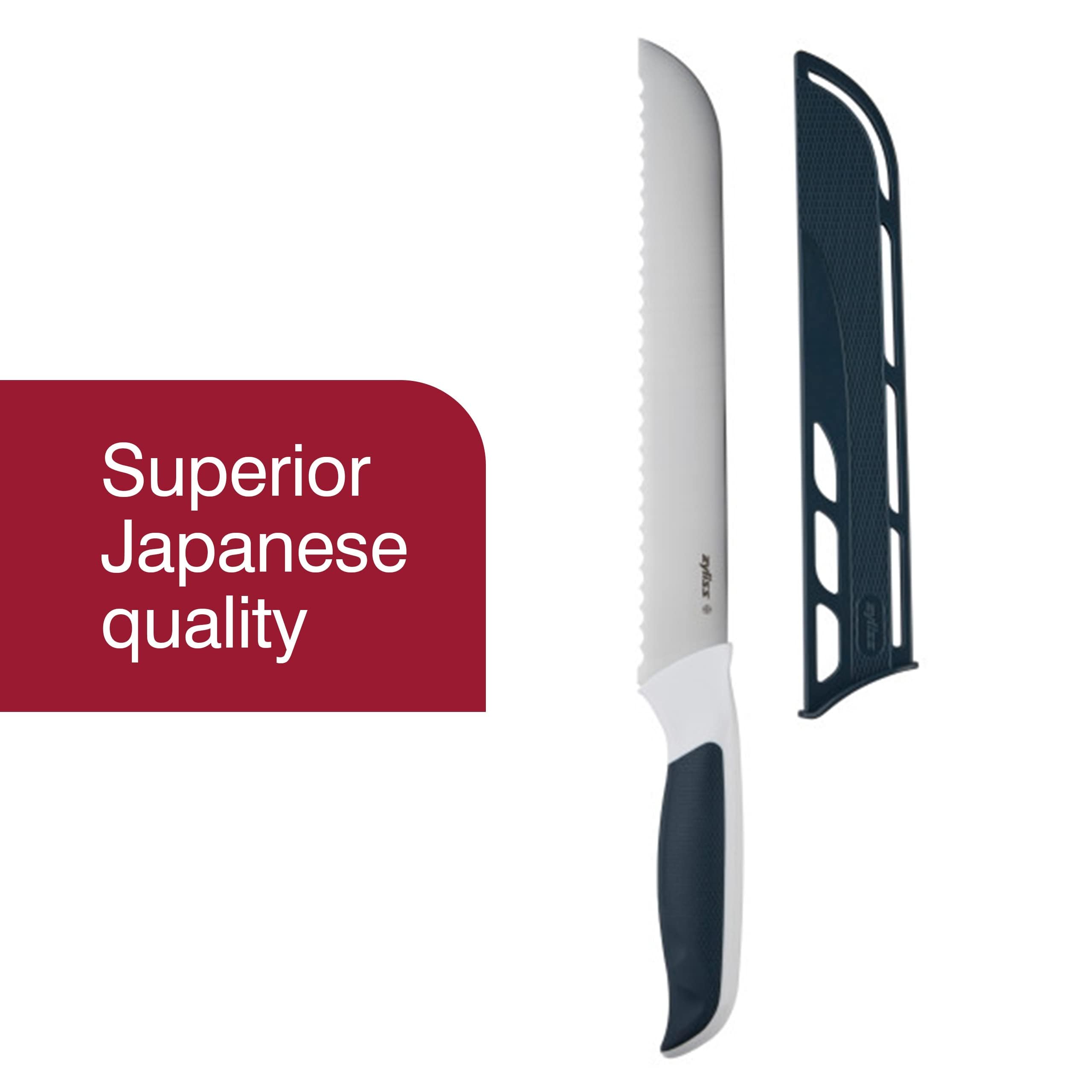 Foto 3 pulgar | Cuchillo Zyliss Comfort De Acero Inoxidable Japonés De 20 Cm Con Protector - Venta Internacional.