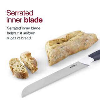 Foto 4 | Cuchillo Zyliss Comfort De Acero Inoxidable Japonés De 20 Cm Con Protector - Venta Internacional.