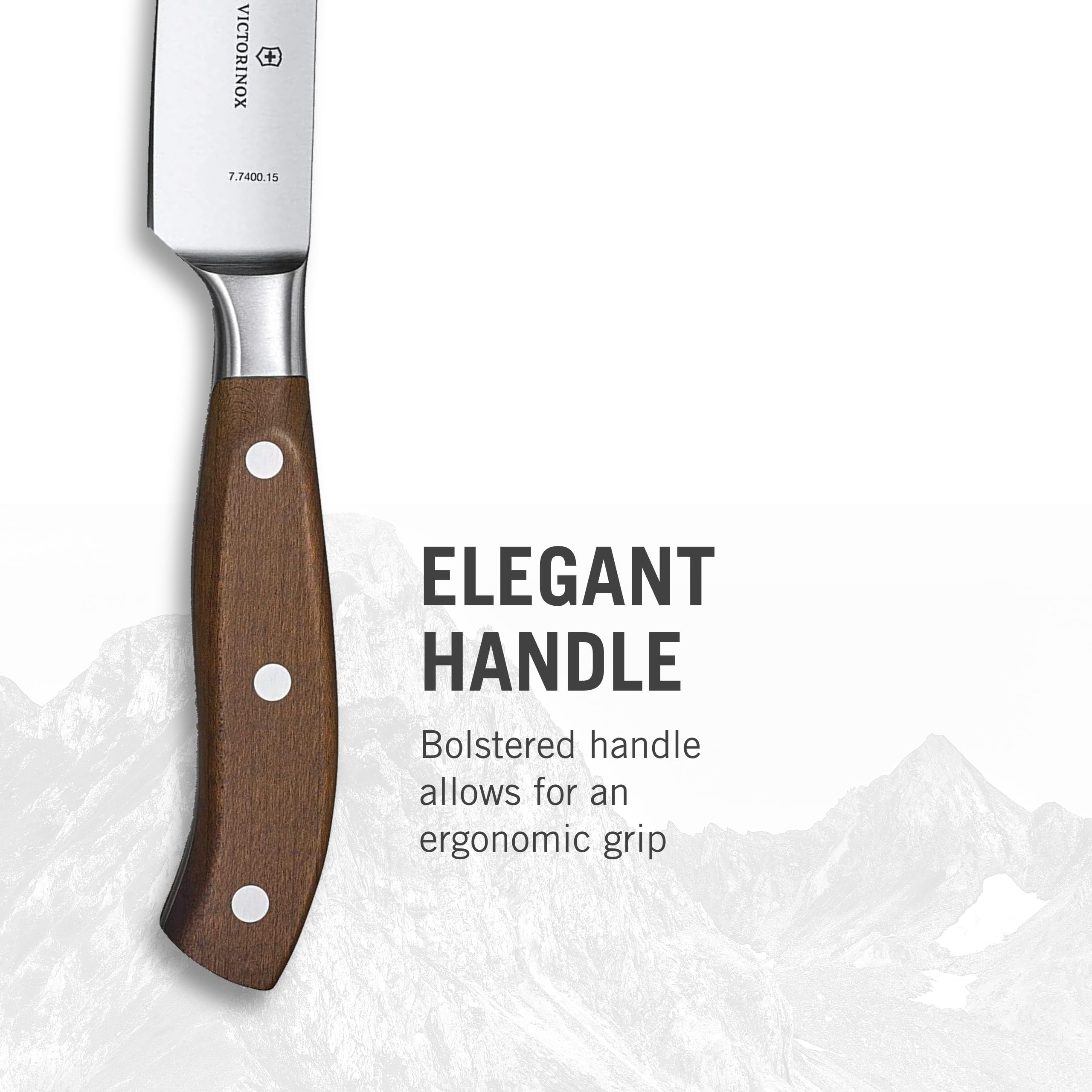Foto 4 pulgar | Cuchillo De Chef Victorinox Grand Maitre Con Mango De Madera Forjada De 6 Cm - Venta Internacional.