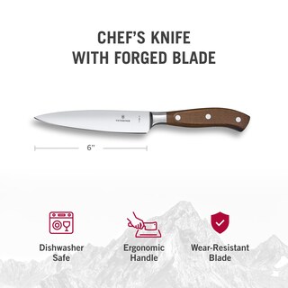 Foto 4 | Cuchillo De Chef Victorinox Grand Maitre Con Mango De Madera Forjada De 6 Cm - Venta Internacional.
