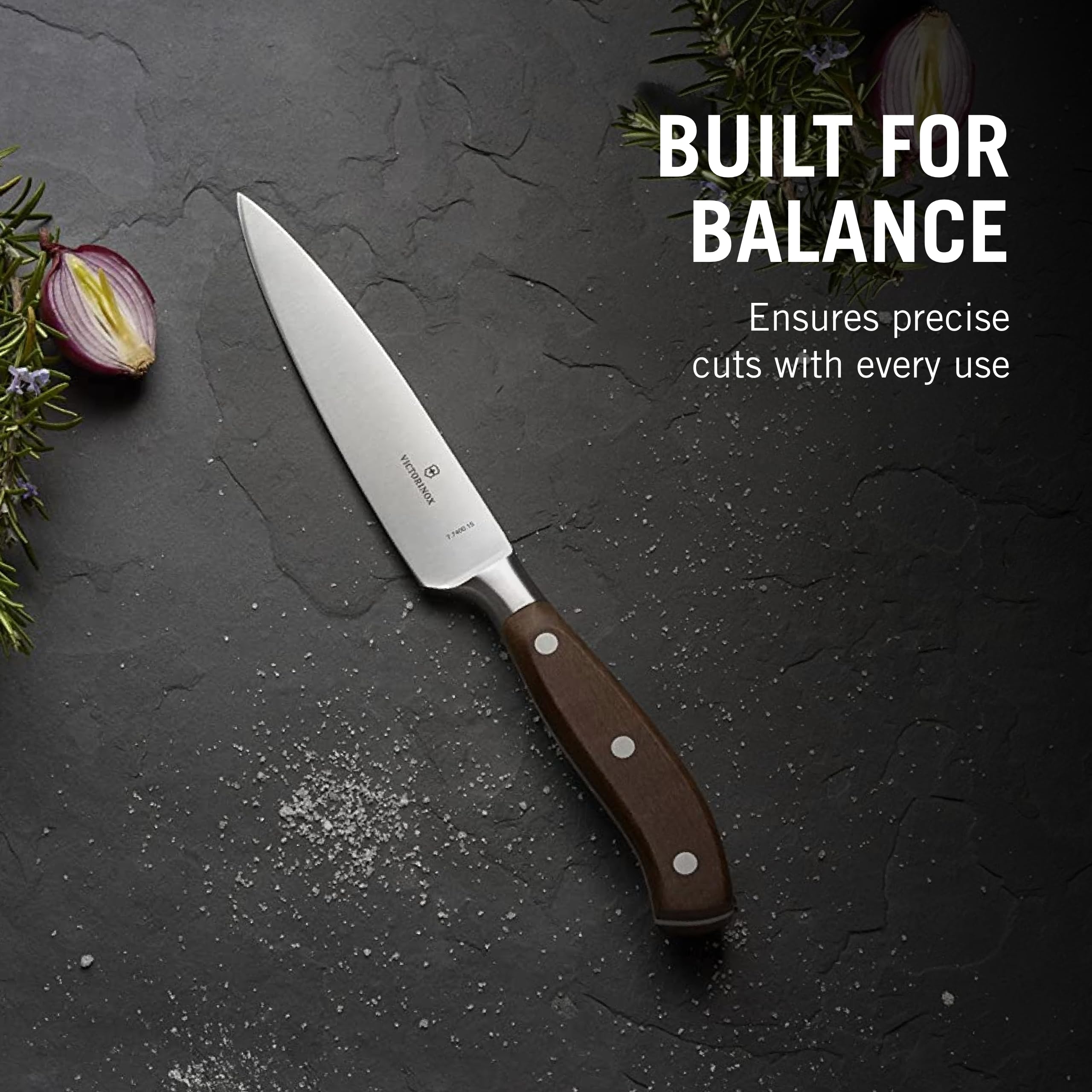 Foto 6 pulgar | Cuchillo De Chef Victorinox Grand Maitre Con Mango De Madera Forjada De 6 Cm - Venta Internacional.