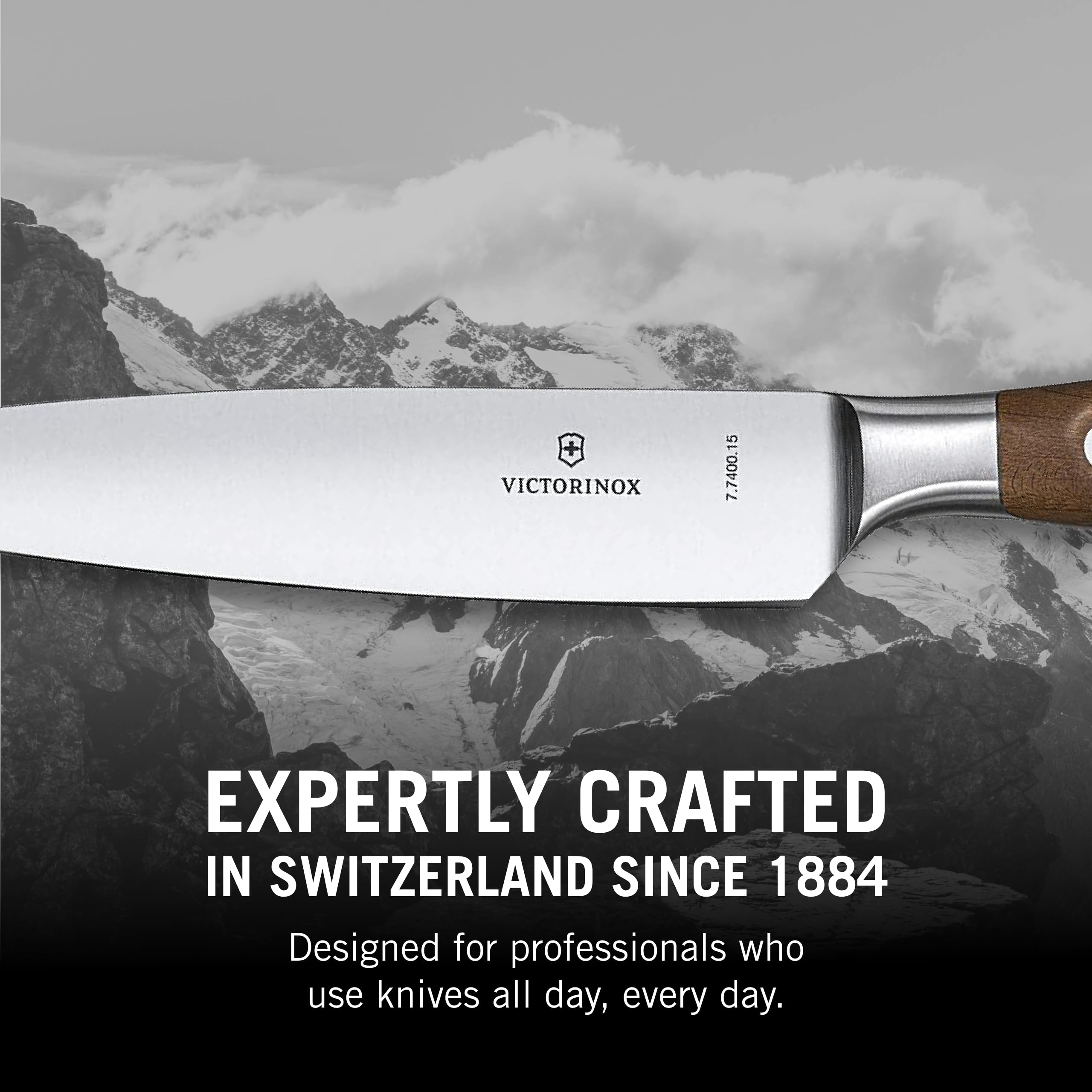 Foto 6 | Cuchillo De Chef Victorinox Grand Maitre Con Mango De Madera Forjada De 6 Cm - Venta Internacional.