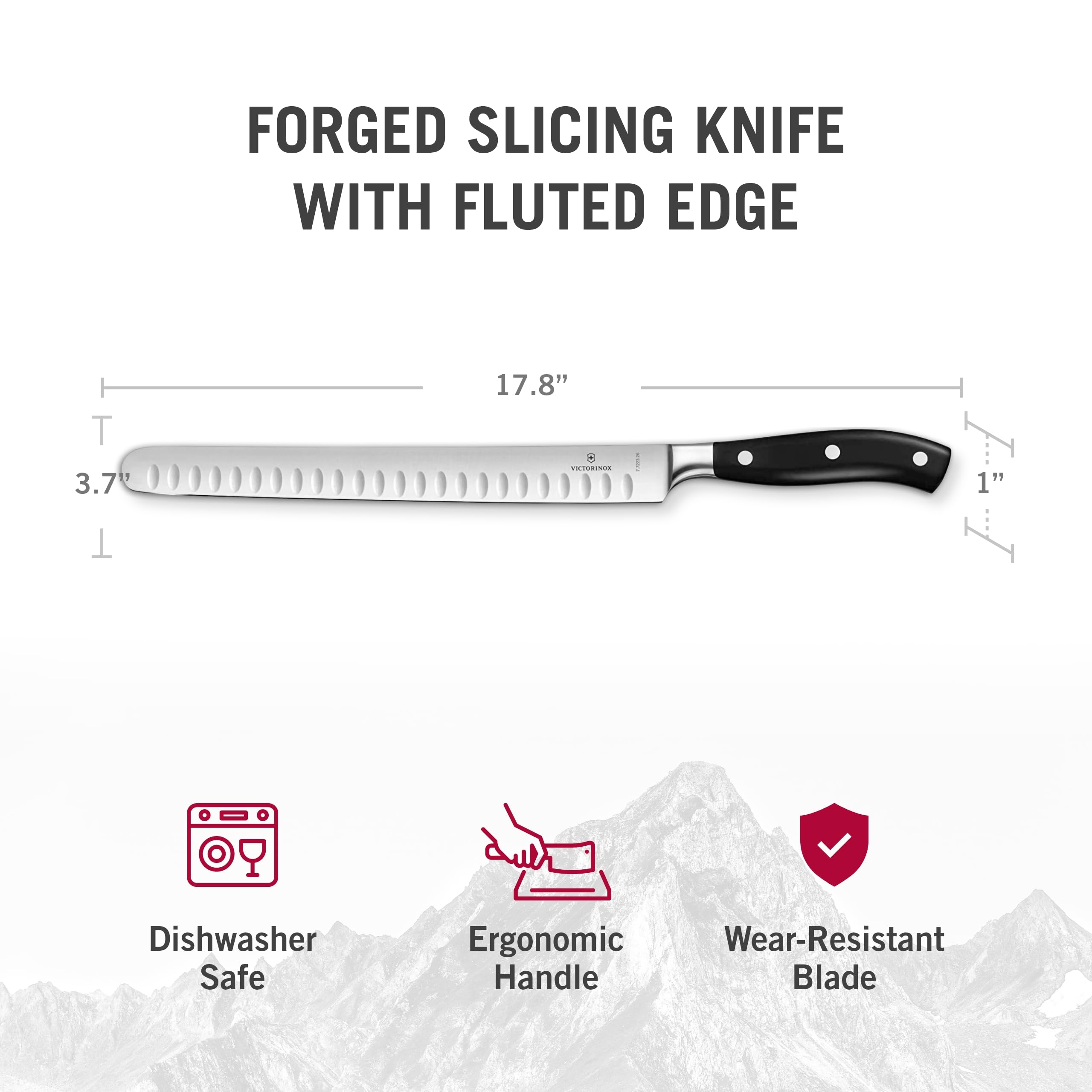 Foto 5 pulgar | Cuchillo Para Rebanar Carne Victorinox Grand Maitre 10,25 Cm - Venta Internacional.