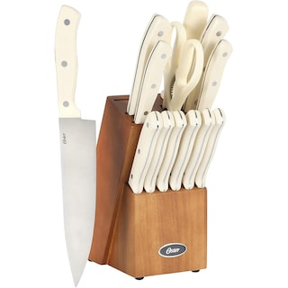 Foto 1 | Juego De Bloques De Cuchillos De Cocina Oster Evansville, 14 Piezas - Venta Internacional.