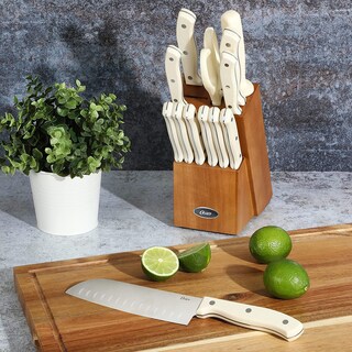 Foto 6 | Juego De Bloques De Cuchillos De Cocina Oster Evansville, 14 Piezas - Venta Internacional.