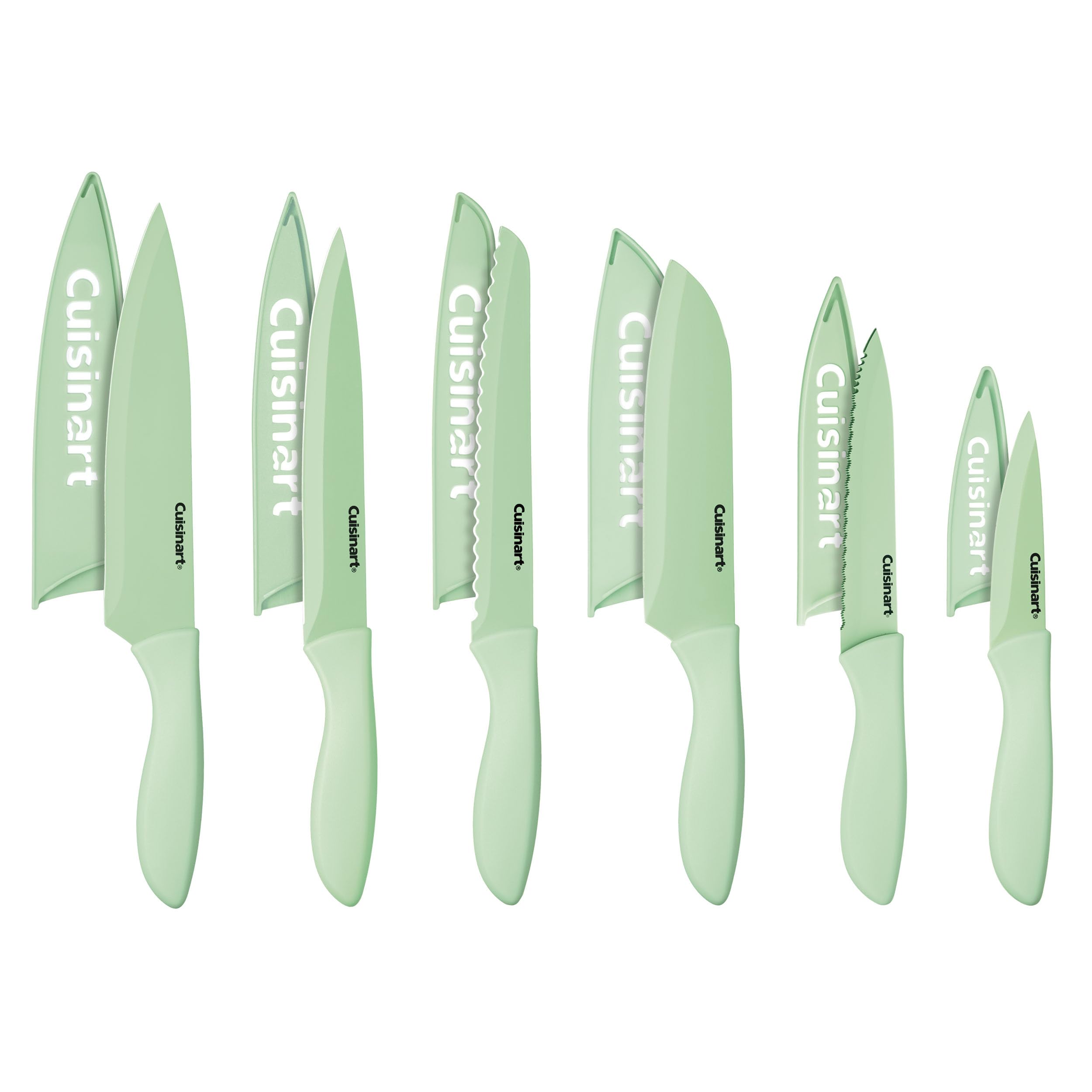 Foto 1 | Juego De Cuchillos Cuisinart Advantage Color, 12 Piezas Con Protectores De Hoja - Venta Internacional.