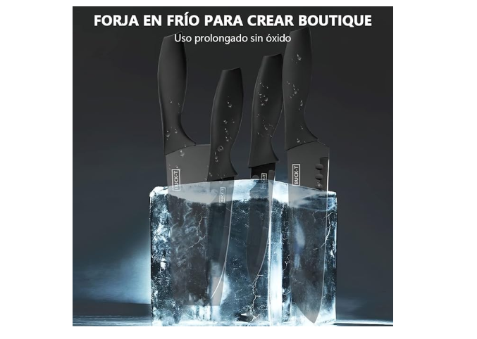 Foto 3 pulgar | Xtellar Juego De Cuchillos De Cocina 7 Piezas, Juego De Cuchillos De Chef, Cuchillos Afilados