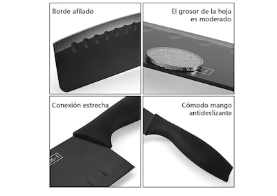 Foto 5 | Xtellar Juego De Cuchillos De Cocina 7 Piezas, Juego De Cuchillos De Chef, Cuchillos Afilados