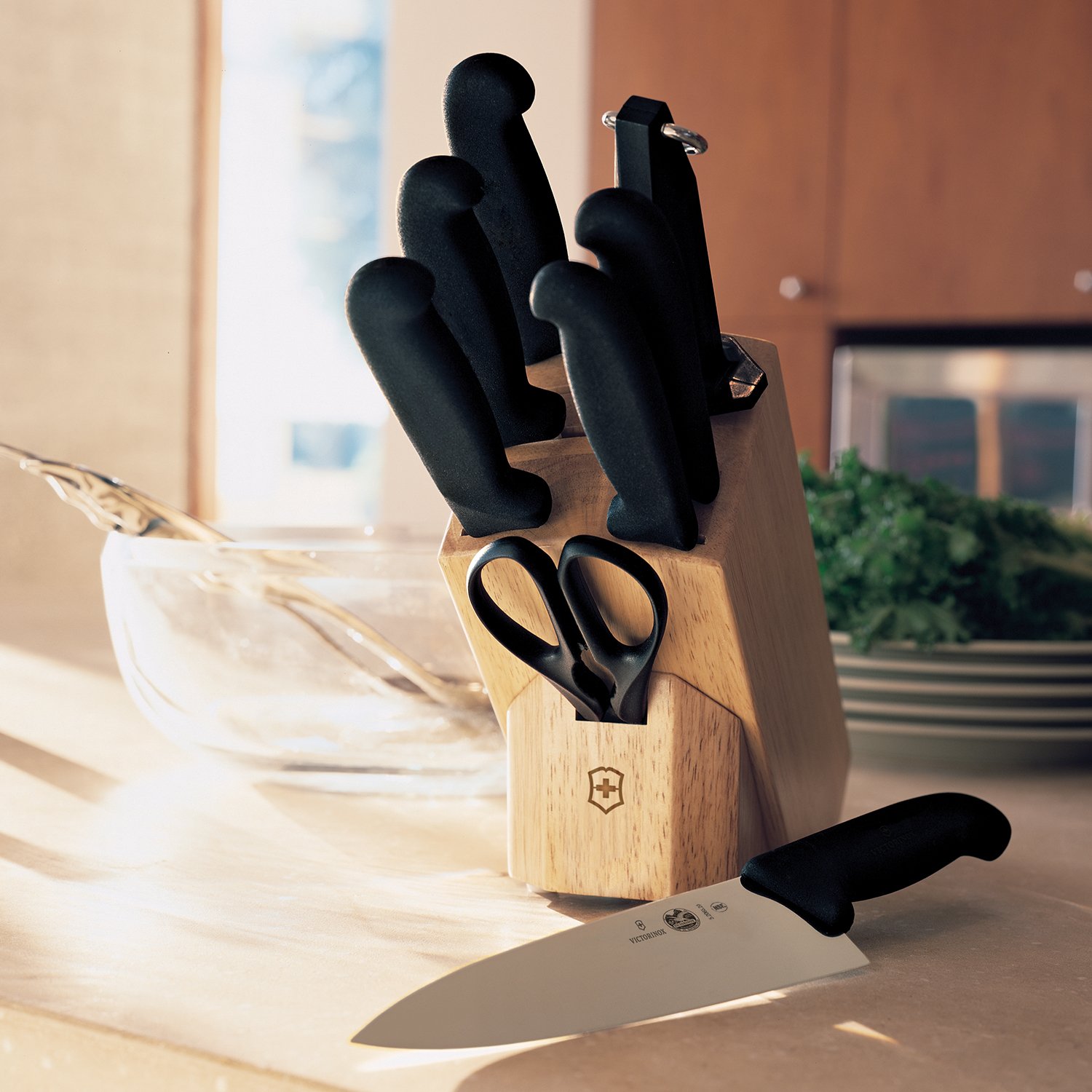 Foto 4 pulgar | Juego De Bloques De Cuchillos Victorinox Forschner De 8 Piezas Con Bloque De Madera Dura - Venta Internacional.