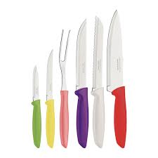 Foto 3 pulgar | Juego De Cuchillos Tramontina 230498966 Plenus 7 Piezas Aero Inox Mangos De Dif Colores