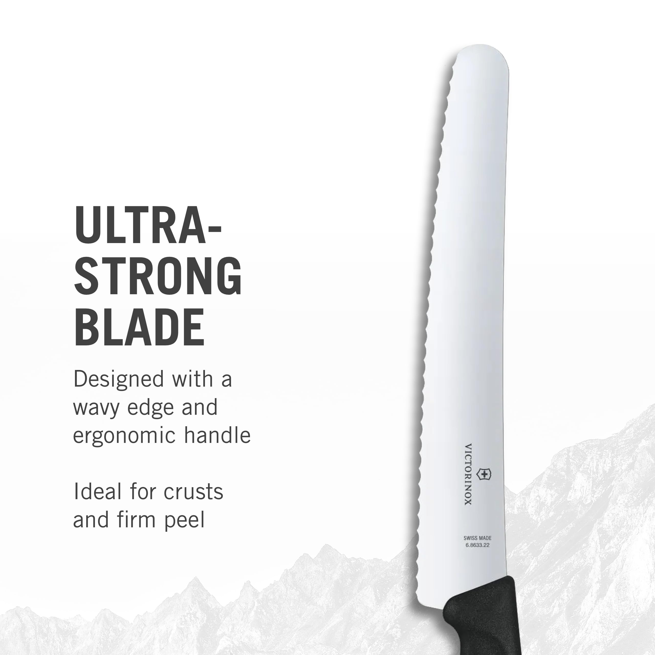 Foto 4 pulgar | Cuchillo Para Pan Victorinox Swiss Classic Serrado 8,5 Cm Negro - Venta Internacional.
