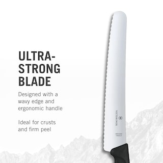 Foto 3 | Cuchillo Para Pan Victorinox Swiss Classic Serrado 8,5 Cm Negro - Venta Internacional.