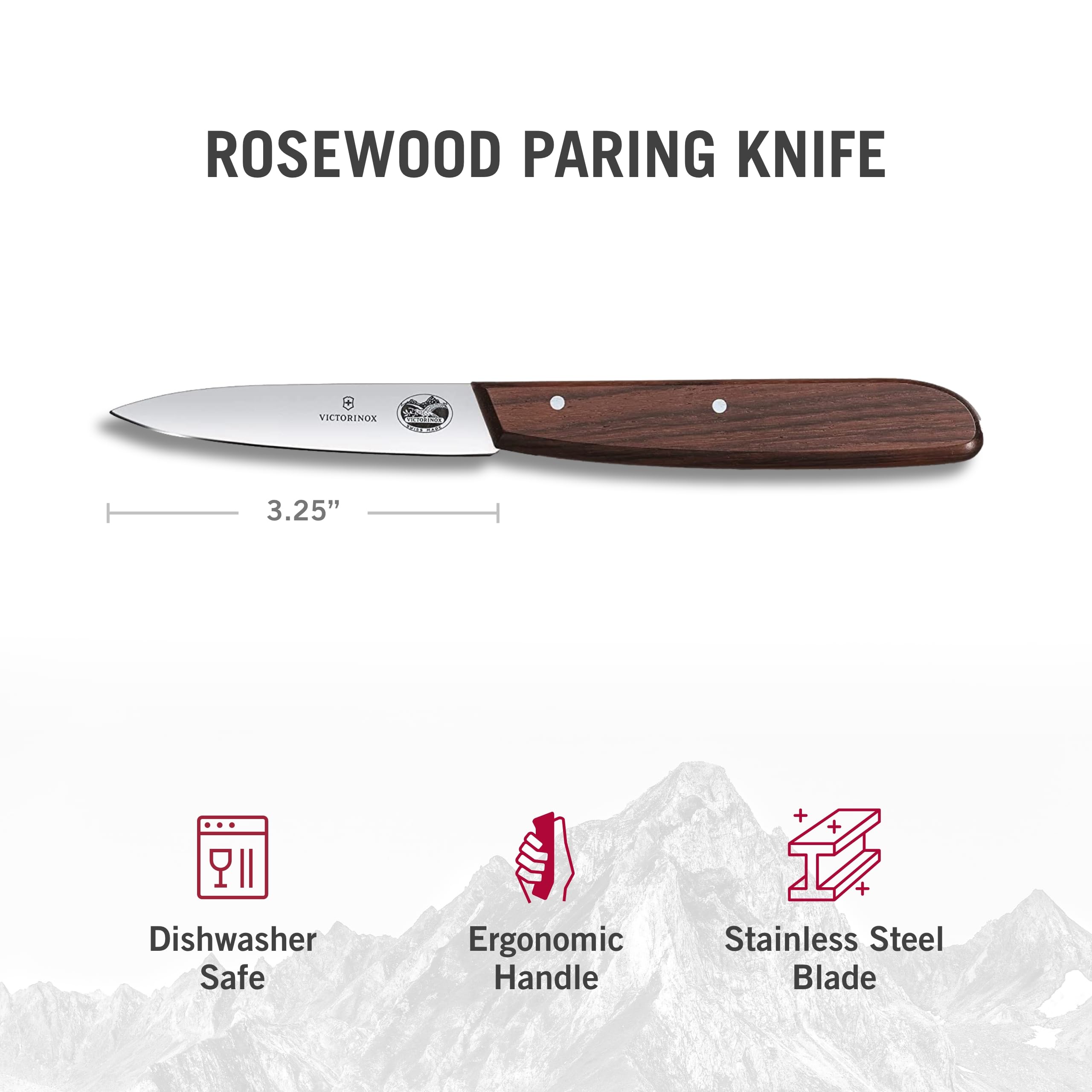 Foto 4 | Cuchillo De Pelar Victorinox Rosewood Premium Kitchen 8 Cm - Venta Internacional.
