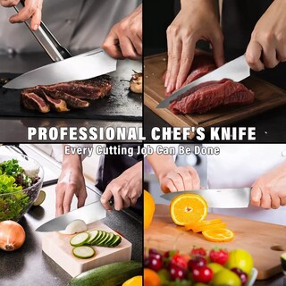Foto 4 | Xtellar Cuchillo Profesional De Cocina De 20cm En Acero Inoxidable Superior, Chef Premium