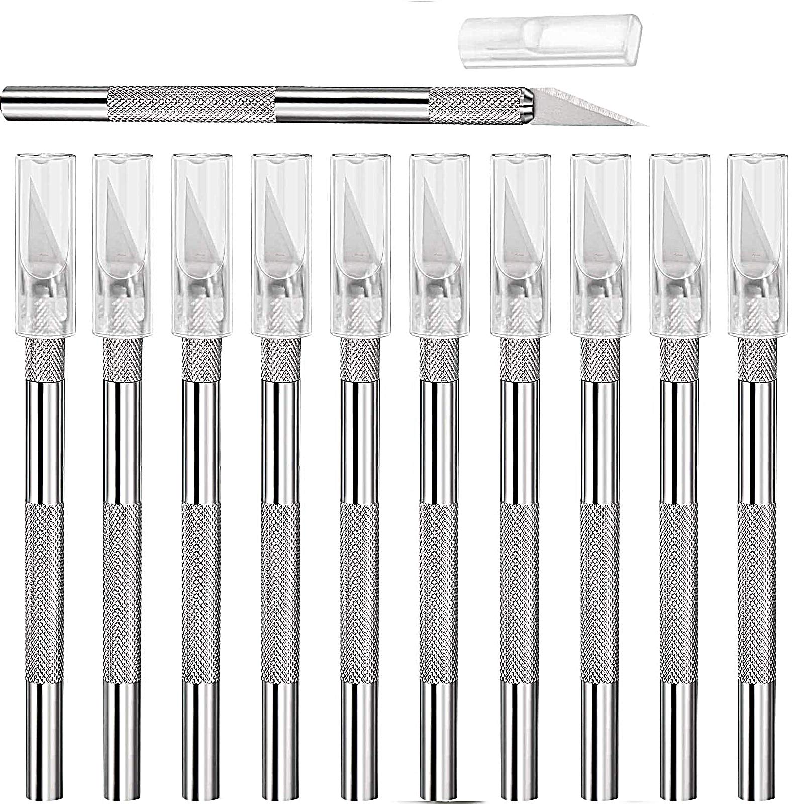Foto 1 | Juego De Cuchillos Para Manualidades Mudder, 15 Paquetes De Acero Inoxidable Con Tapa De Seguridad - Venta Internaciona