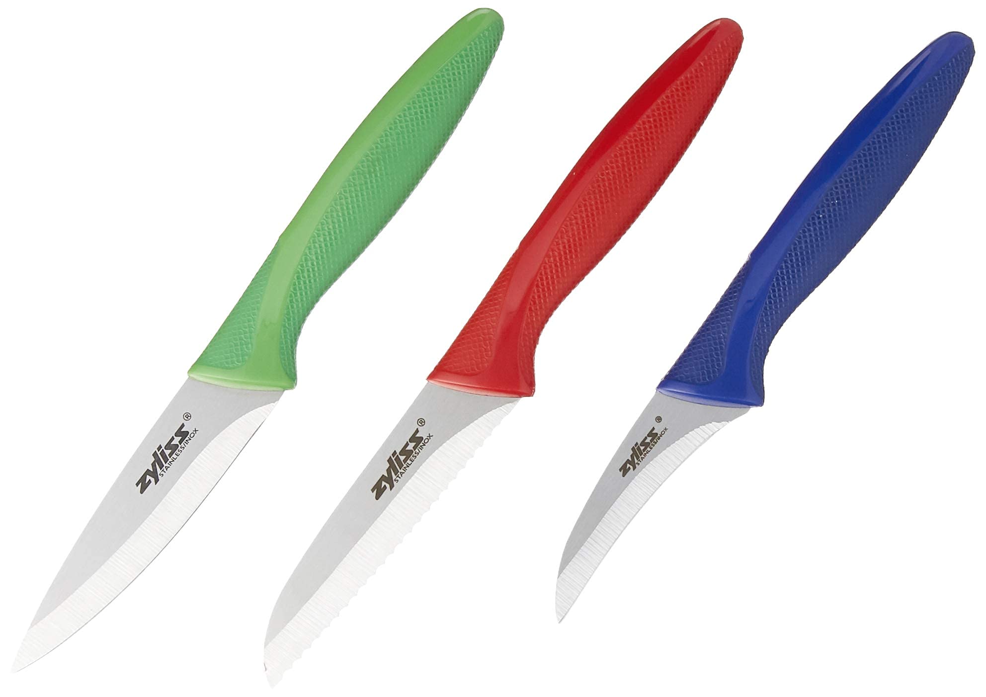 Foto 3 pulgar | Juego De Cuchillos Zyliss Peeling & Paring De 3 Piezas Con Fundas - Venta Internacional.