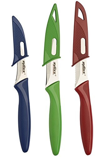 Foto 5 pulgar | Juego De Cuchillos Zyliss Peeling & Paring De 3 Piezas Con Fundas - Venta Internacional.