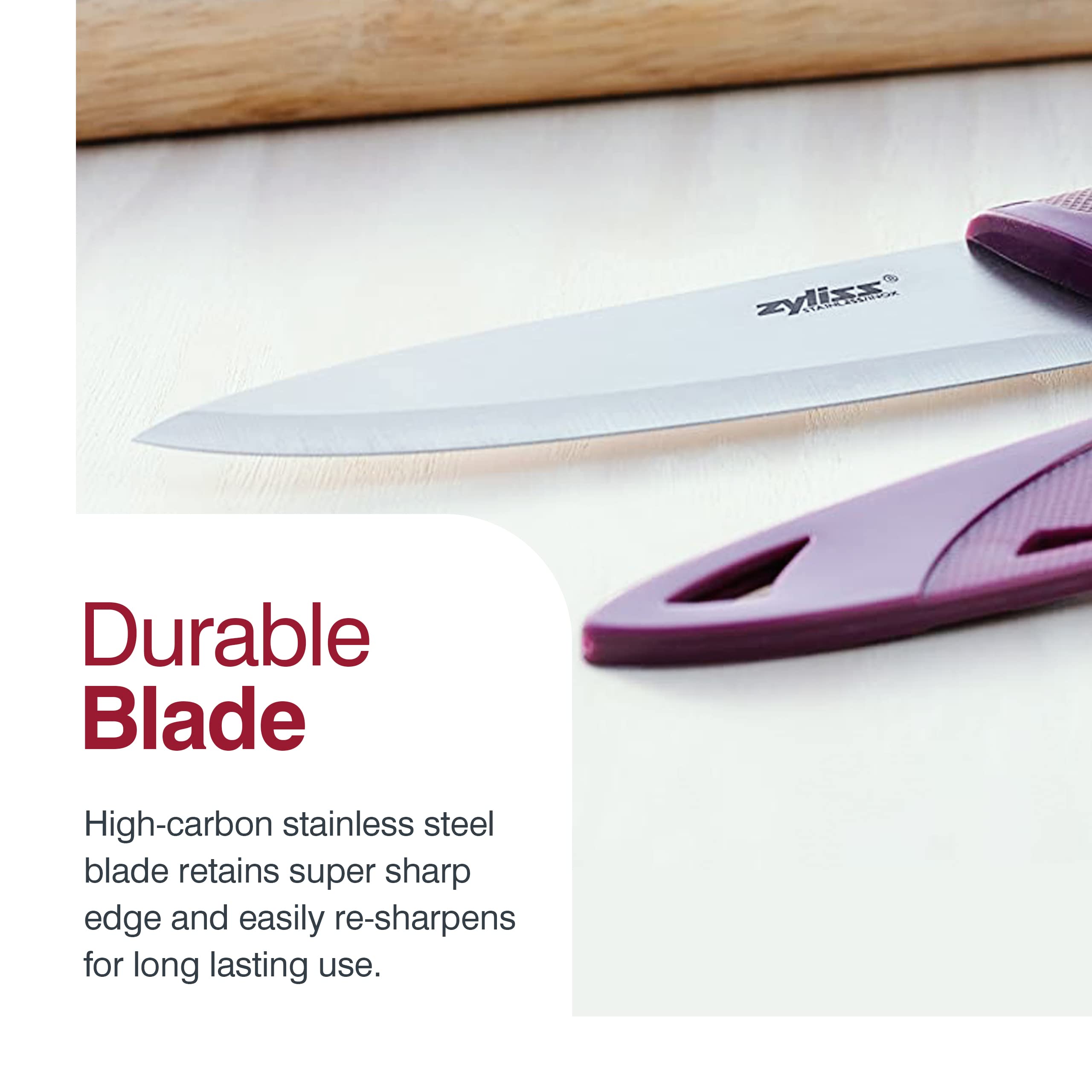 Foto 4 | Cuchillo de Acero Inoxidable Zyliss - Venta Internacional
