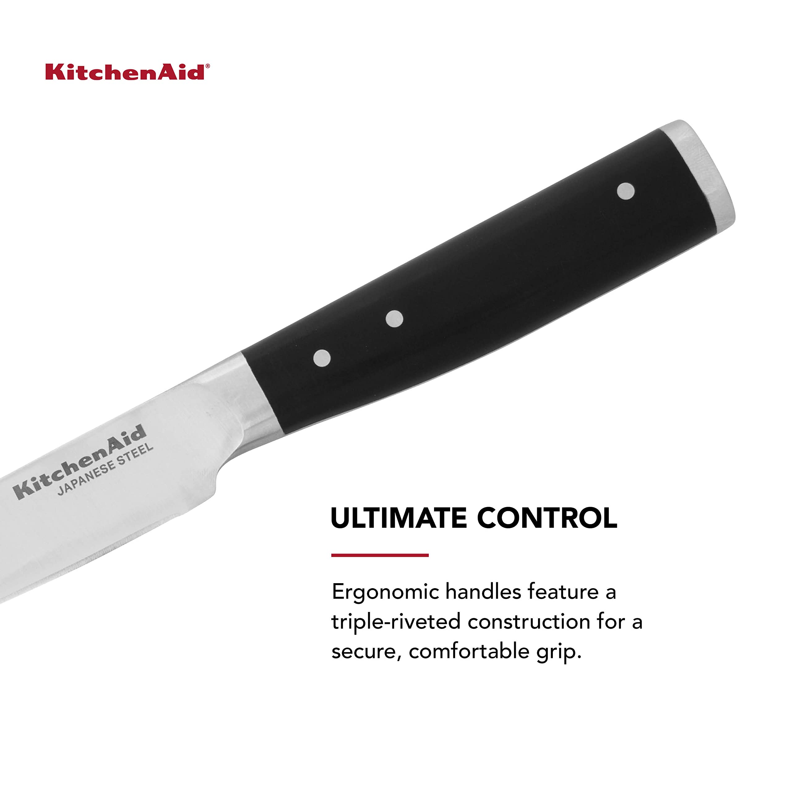 Foto 4 | Cuchillo Kitchenaid Gourmet, Triple Remache Forjado, 11 Cm, Con Funda De Hoja - Venta Internacional.