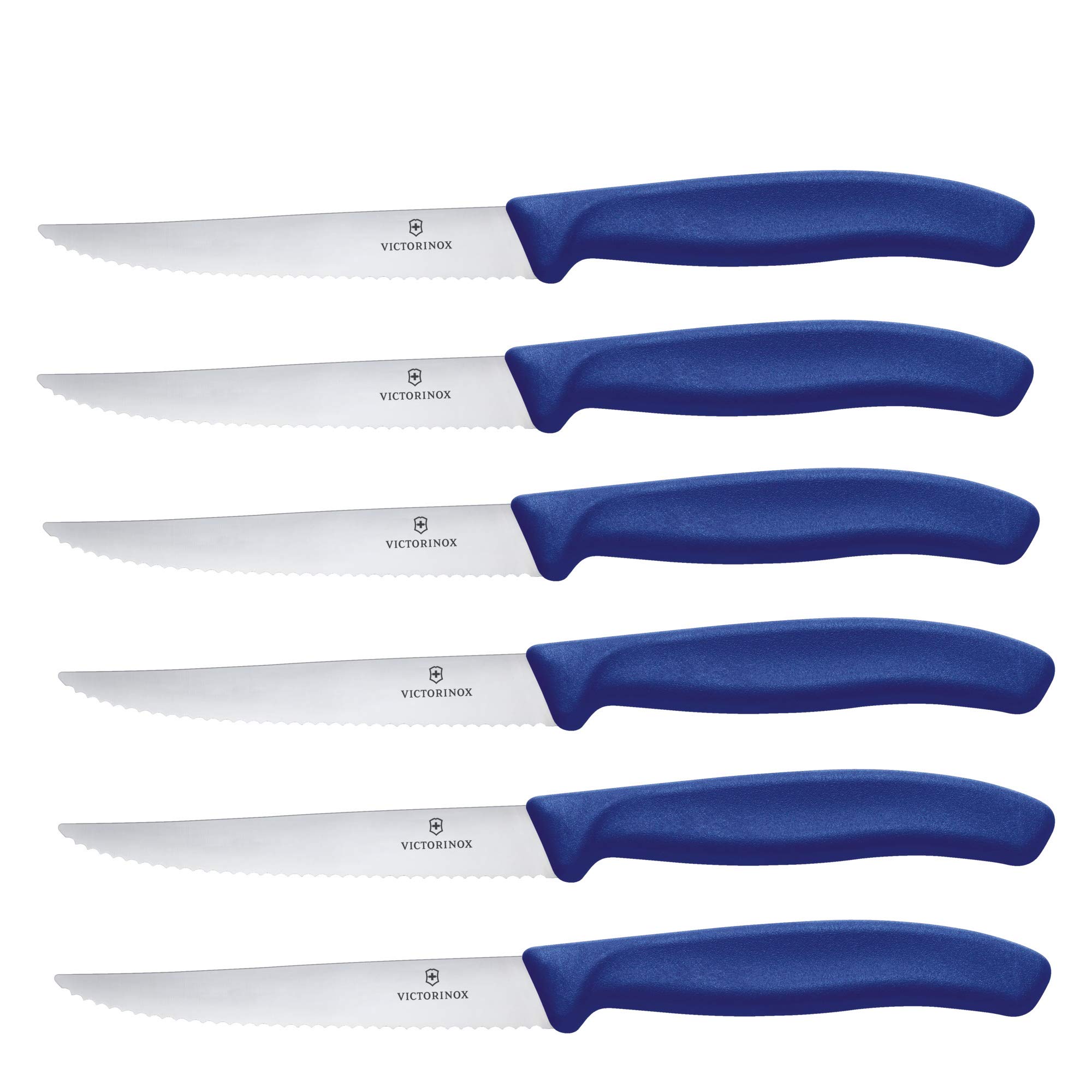 Foto 1 | Juego De Cuchillos Para Carne Victorinox Swiss Classic Blue, 6 Piezas - Venta Internacional.