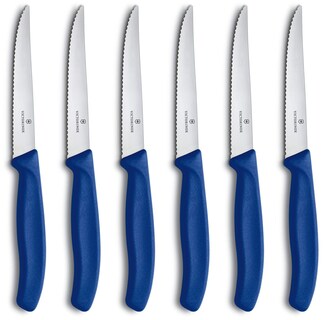 Foto 2 | Juego De Cuchillos Para Carne Victorinox Swiss Classic Blue, 6 Piezas - Venta Internacional.