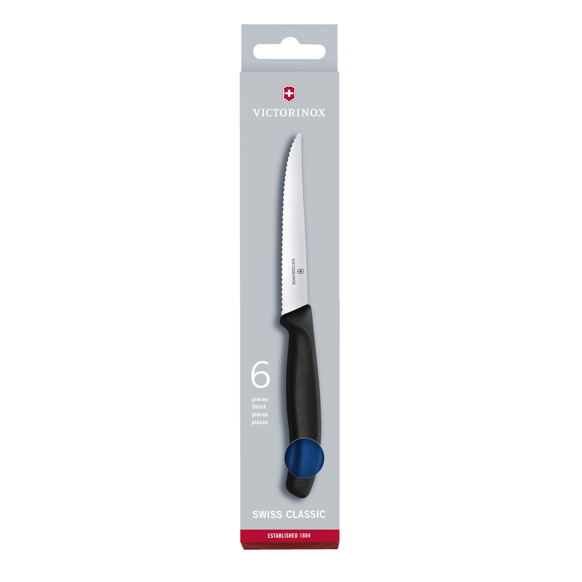 Foto 6 pulgar | Juego De Cuchillos Para Carne Victorinox Swiss Classic Blue, 6 Piezas - Venta Internacional.