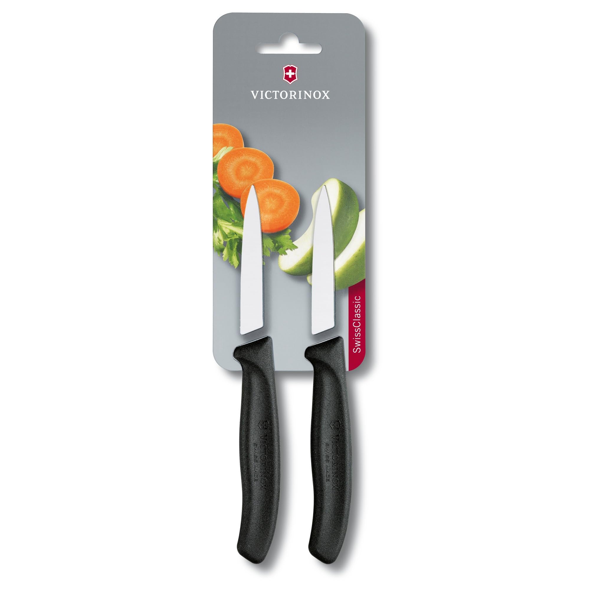 Foto 2 pulgar | Juego De Cuchillos Victorinox Swiss Classic Paring 8 Cm Negro (2 Unidades) - Venta Internacional.