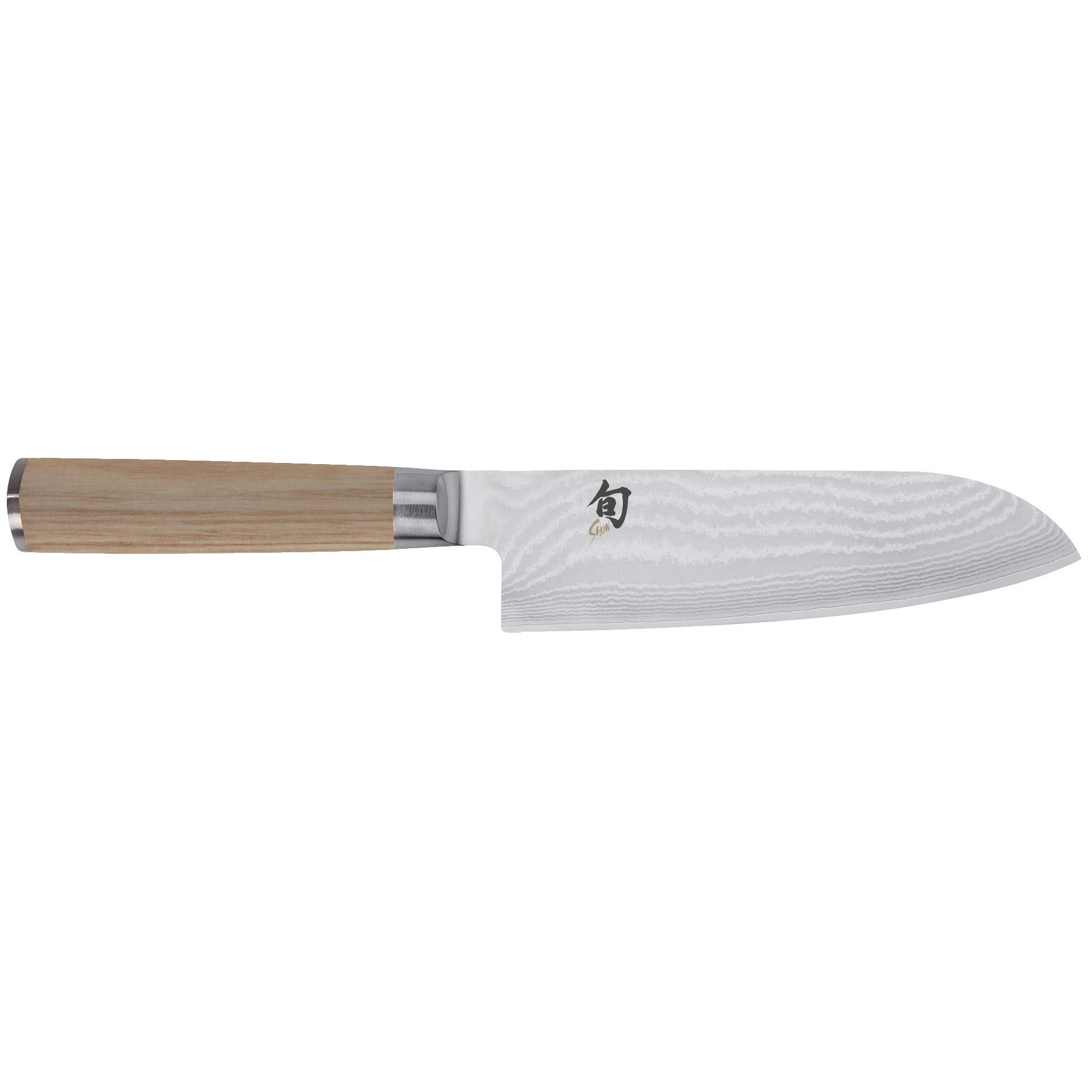 Foto 2 pulgar | Cuchillo Santoku Shun Classic Blonde 18 Cm Con Hoja Vg-max - Venta Internacional.