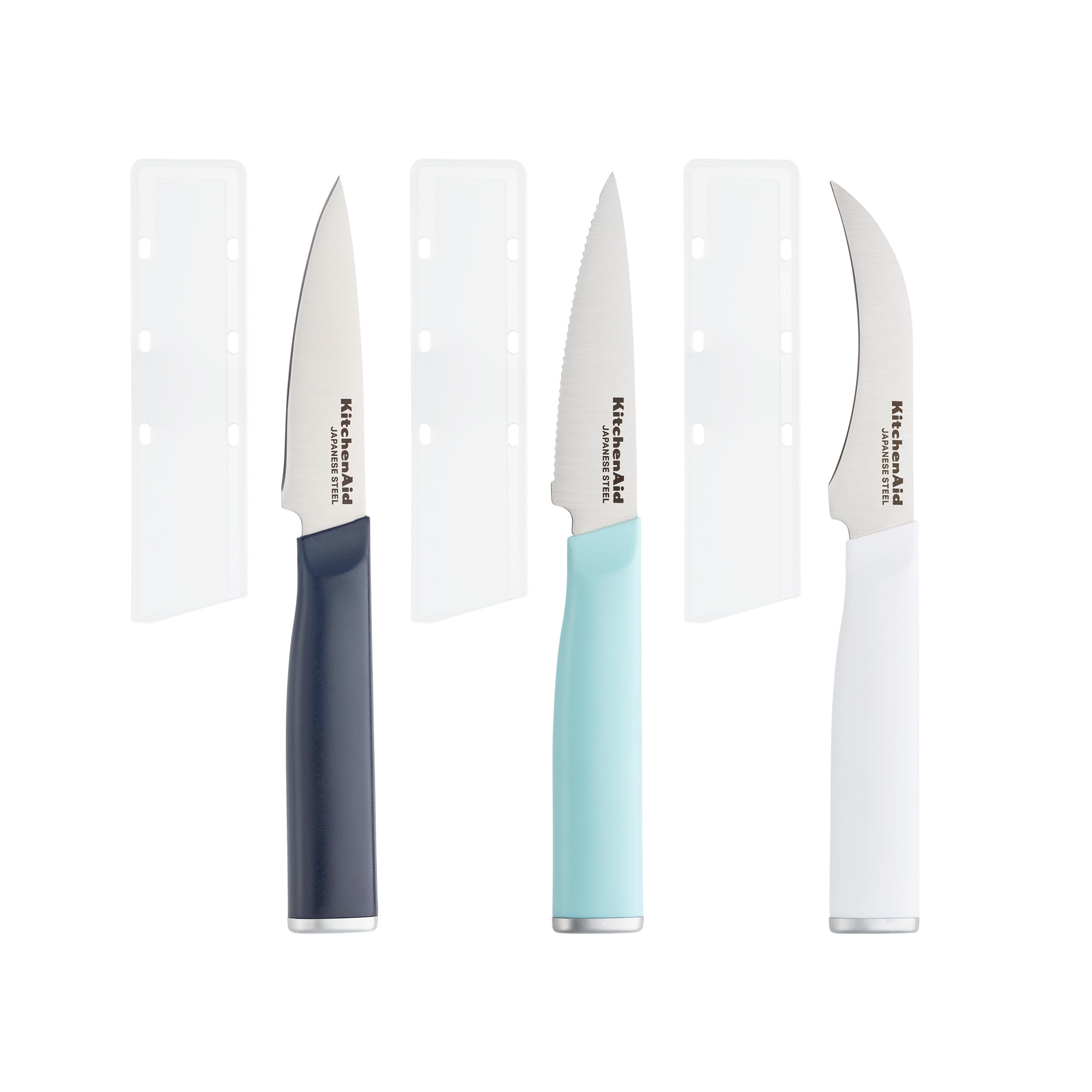 Juego De Cuchillos Kitchenaid Paring De Acero Inoxidable Con Alto Contenido De Carbono, 3 Piezas - Venta Internacional.