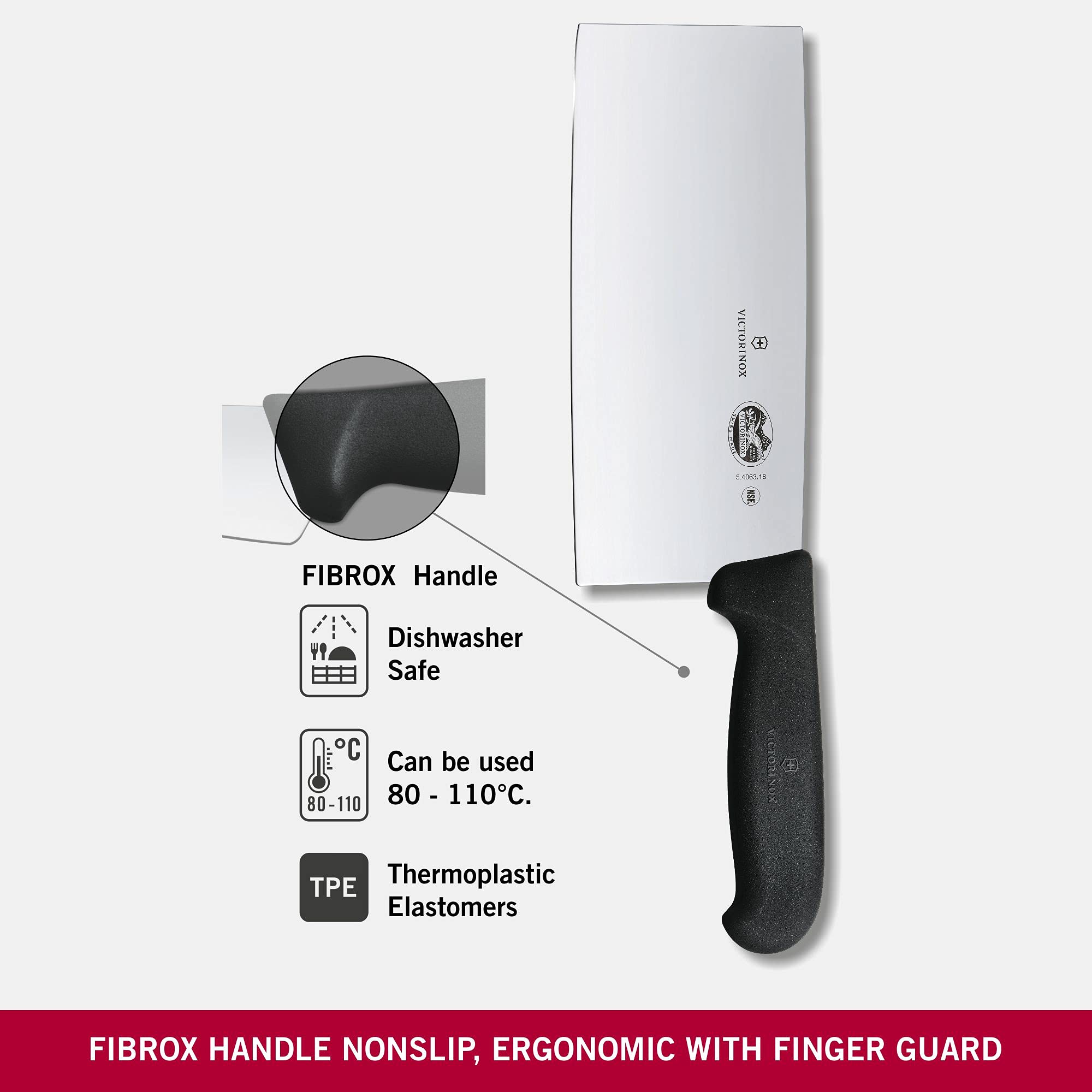 Foto 5 pulgar | Cuchillo De Chef Chino Victorinox Classic 7 De Acero Inoxidable - Venta Internacional.