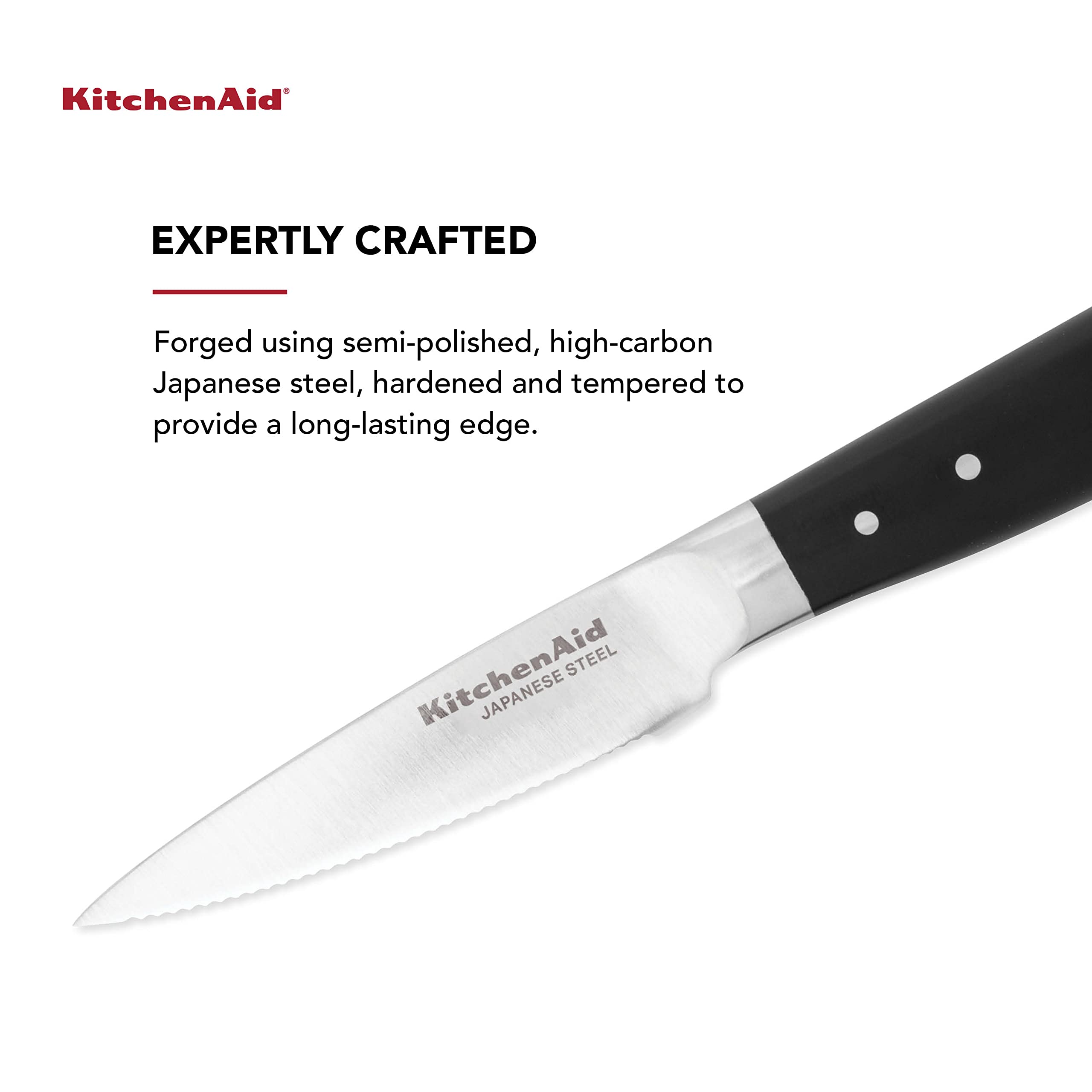 Foto 3 pulgar | Cuchillo Kitchenaid Gourmet Forjado Con Triple Remache, 3.5 Pulgadas - Venta Internacional.