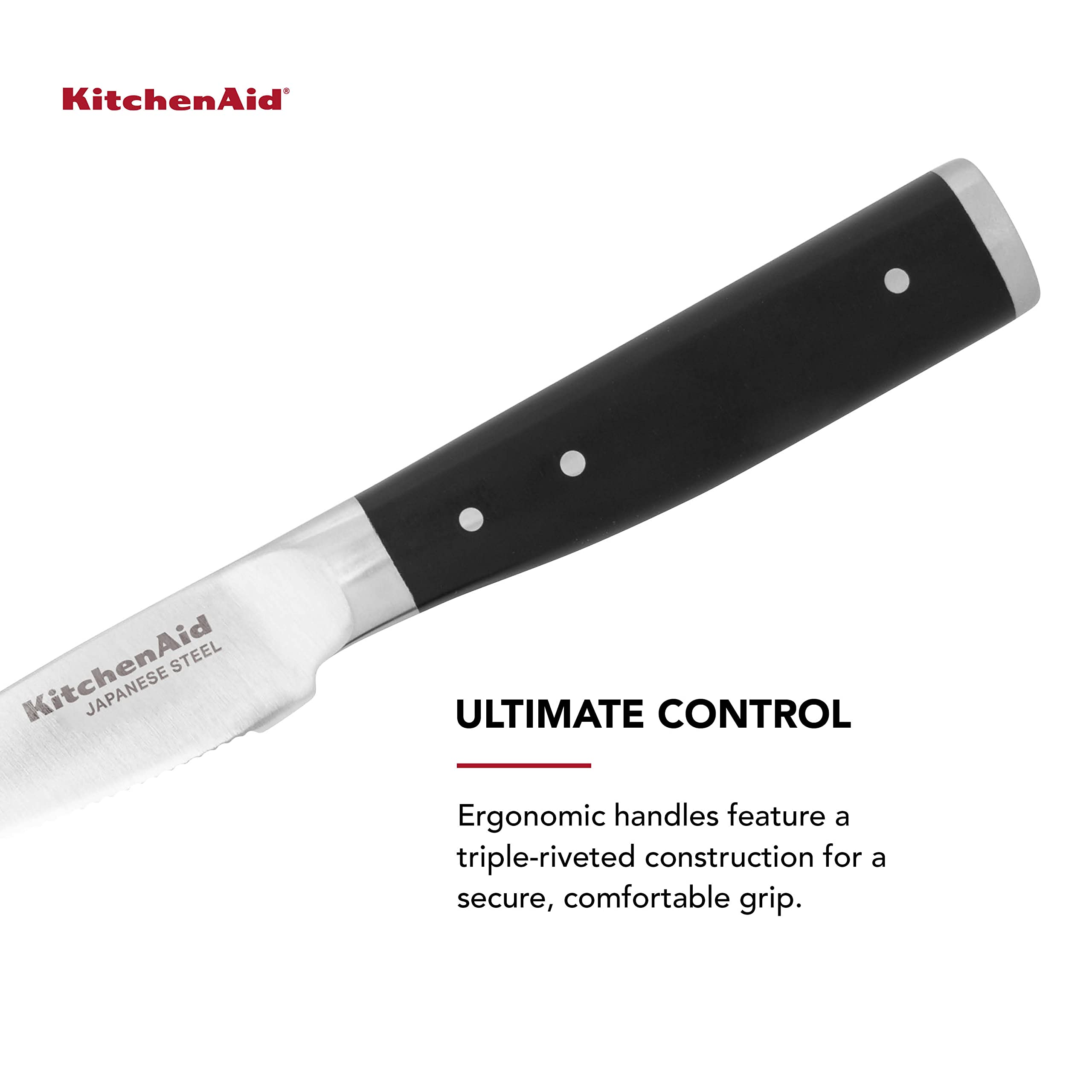 Foto 4 | Cuchillo Kitchenaid Gourmet Forjado Con Triple Remache, 3.5 Pulgadas - Venta Internacional.