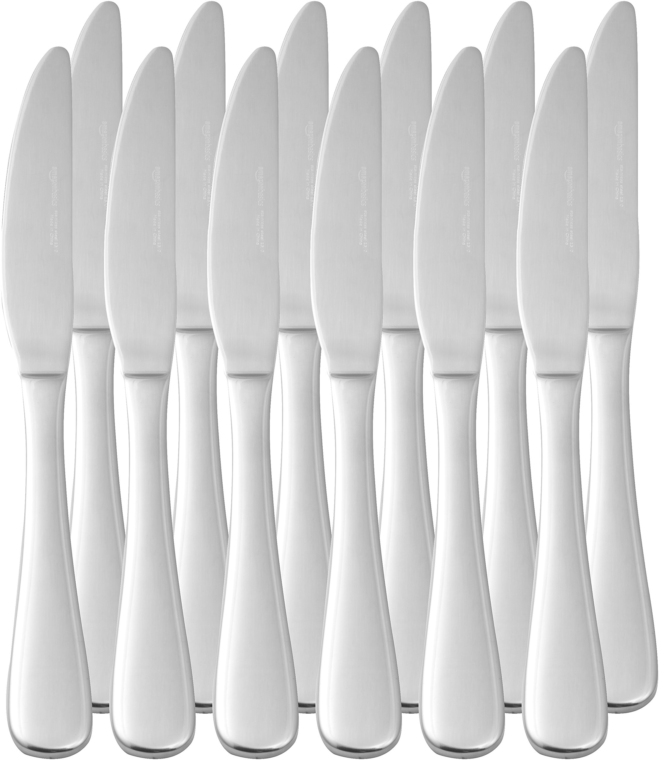 Foto 5 pulgar | Cuchillos De Cocina Amazon Basics De Acero Inoxidable, Paquete De 12 - Venta Internacional.