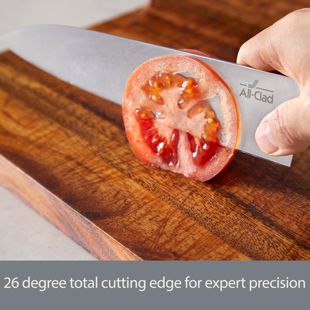 Foto 4 pulgar | Cuchillo De Chef Totalmente Revestido De Acero Inoxidable Alemán Forjado De 15 Cm - Venta Internacional.