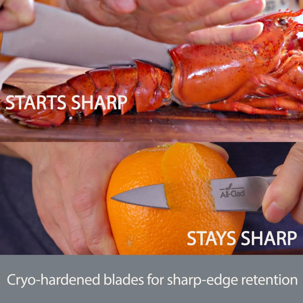 Foto 5 pulgar | Cuchillo De Chef Totalmente Revestido De Acero Inoxidable Alemán Forjado De 15 Cm - Venta Internacional.