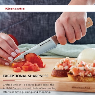 Foto 3 | Cuchillo Kitchenaid De Primera Calidad, Forjado, Serrado, Hoja Utilitaria De 14 Cm - Venta Internacional.